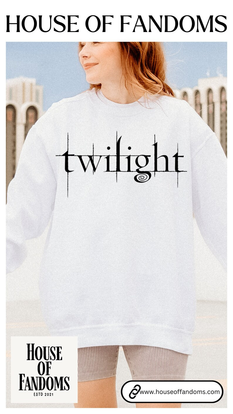 Comfort Colors® Twilight Saga Movie Book Sweatshirt - Etsy | Etsy (US)