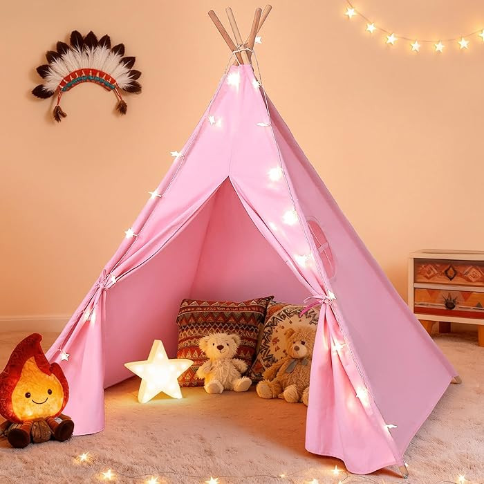 Sumbababy Teepee Tent for Kids, Play Tents for Girls & Boys, Gifts Playhouse for Indoor, Toddler ... | Amazon (US)