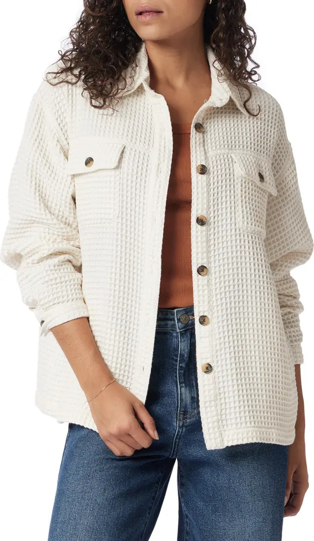 Milla Waffle Knit Shacket | Nordstrom Rack