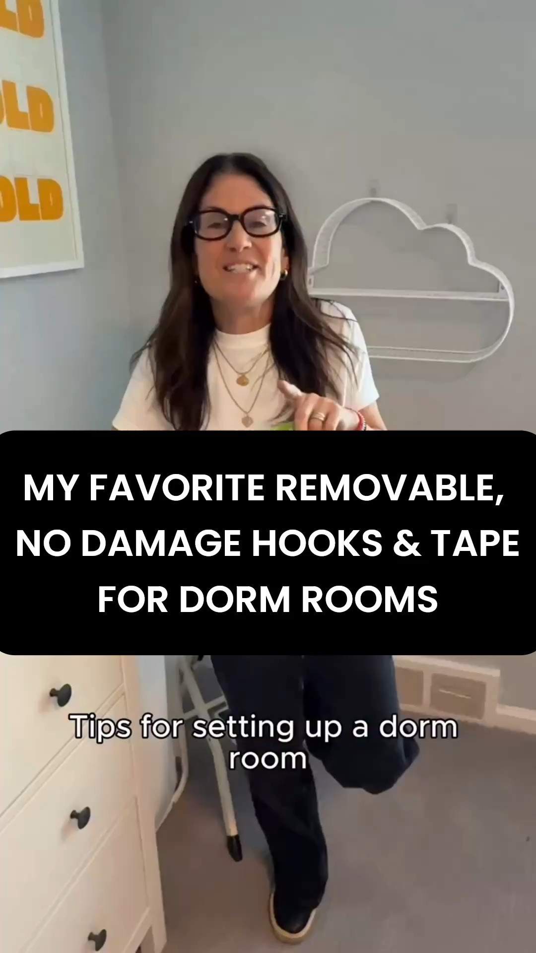 #ad The hardest part about decorating a dorm room and making it feel like your own, is that a lot of the time decor can damage walls. I have loved using FrogTape reMOVEables™ products because installation is quick, no tools are needed and removal is clean. Comment LINK and I’ll send you the favorites I use! @frogtaperemoveables 
#FrogTapereMOVEables #BackToCollege #DormRoomEssentials