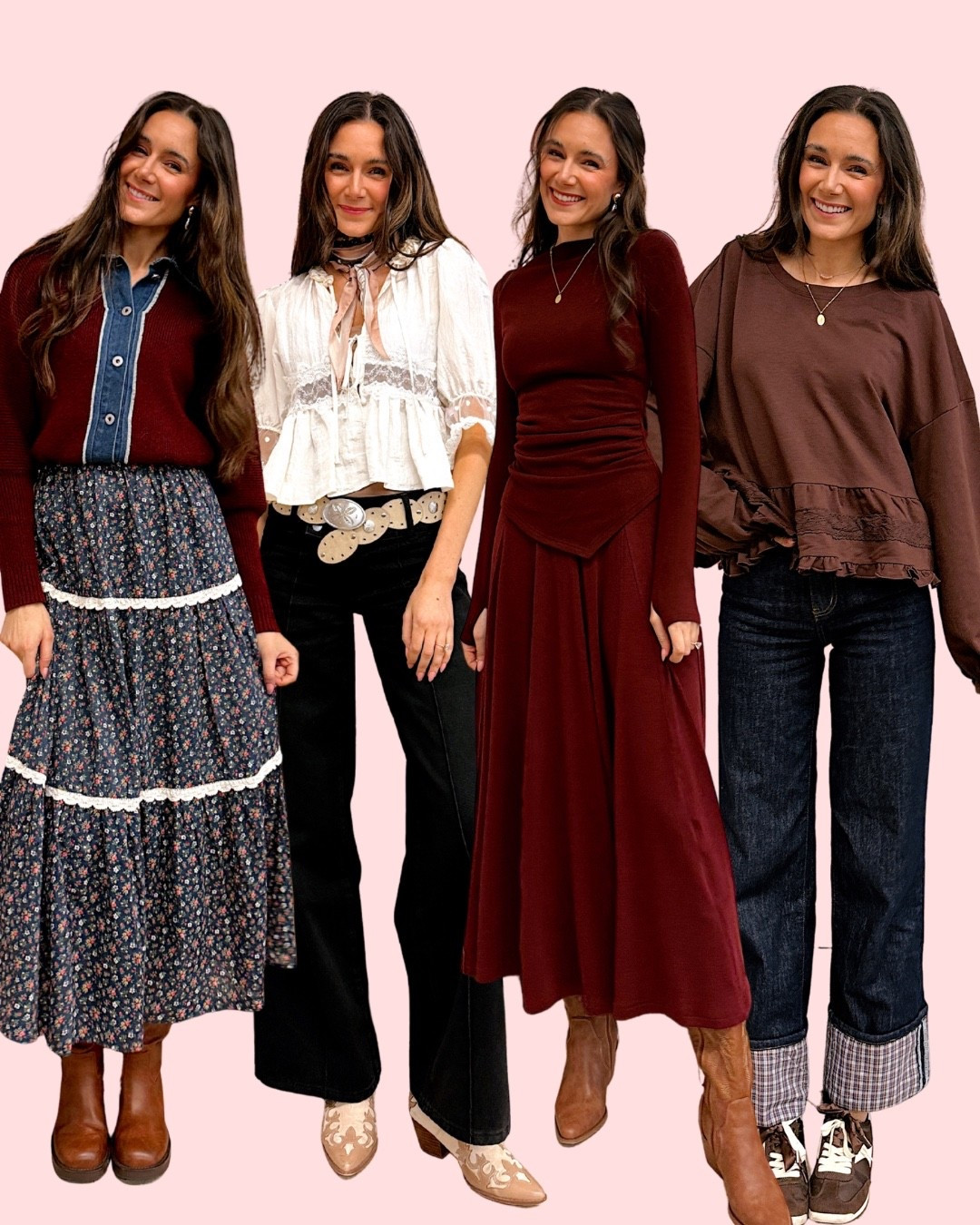 Teacher OOTW! 
All Cider items discount code: TEACHES15

Wearing XS/2 in everything except the brown sweatshirt (size S) and the jackets (size S).

#LTKWorkwear #LTKTall #LTKootd