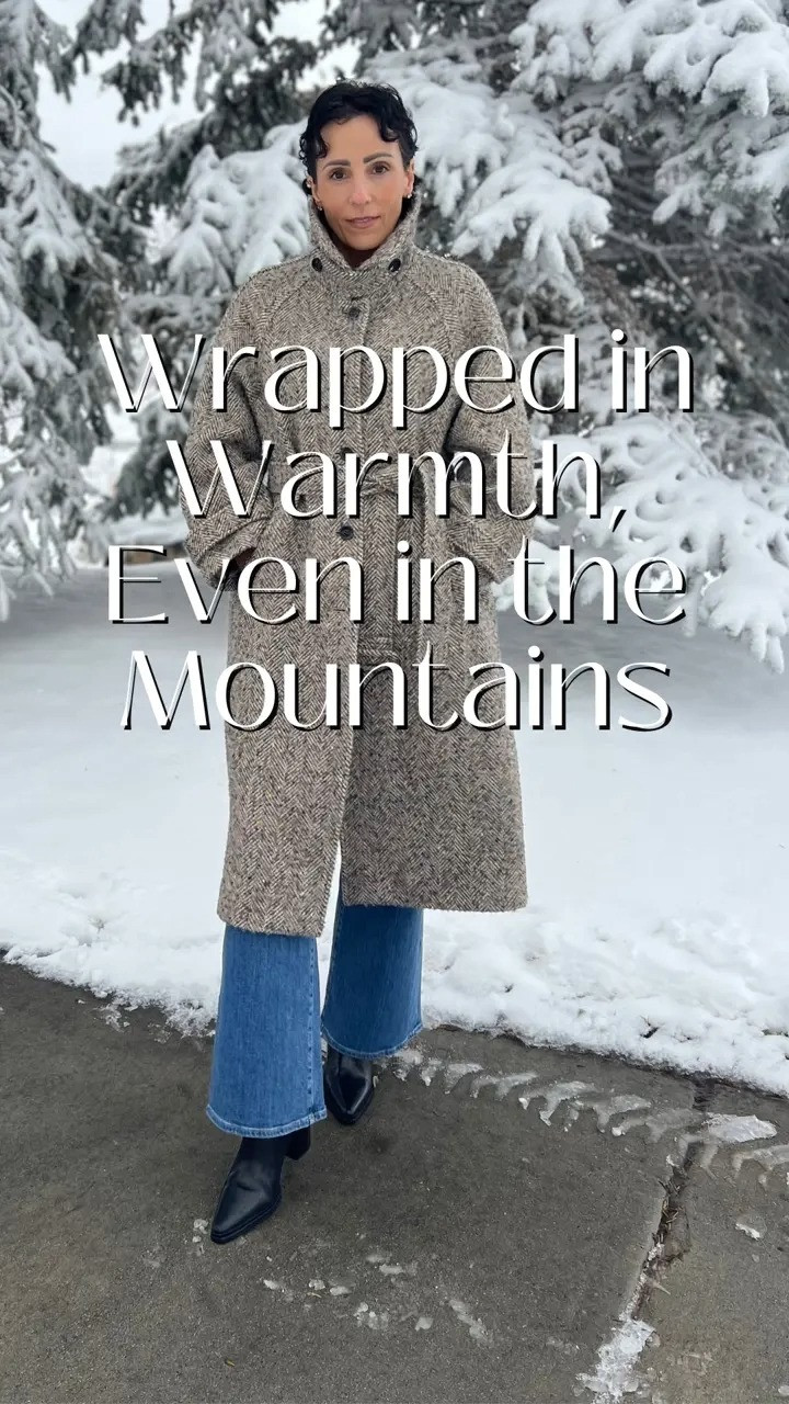 A lot of you grabbed this coat, and I know you get me! 🤍 I took the Margot Long Coat by Joshua Lockwood for Fabrique to the mountains, and let me tell you—it delivered! 
Wrapped in warmth, even in the crisp mountain air, yet still ultra-light and effortless to wear. 

The four-way collar is a game changer—cozy turtleneck when I needed it, dramatic lapels when I wanted to switch it up. And those perfectly placed pockets? Lifesavers. The perfect coat for style and function.

Comment COAT and I’ll send you the link. 😉 
 

 

#LTKSeasonal #LTKStyleTip #LTKTravel