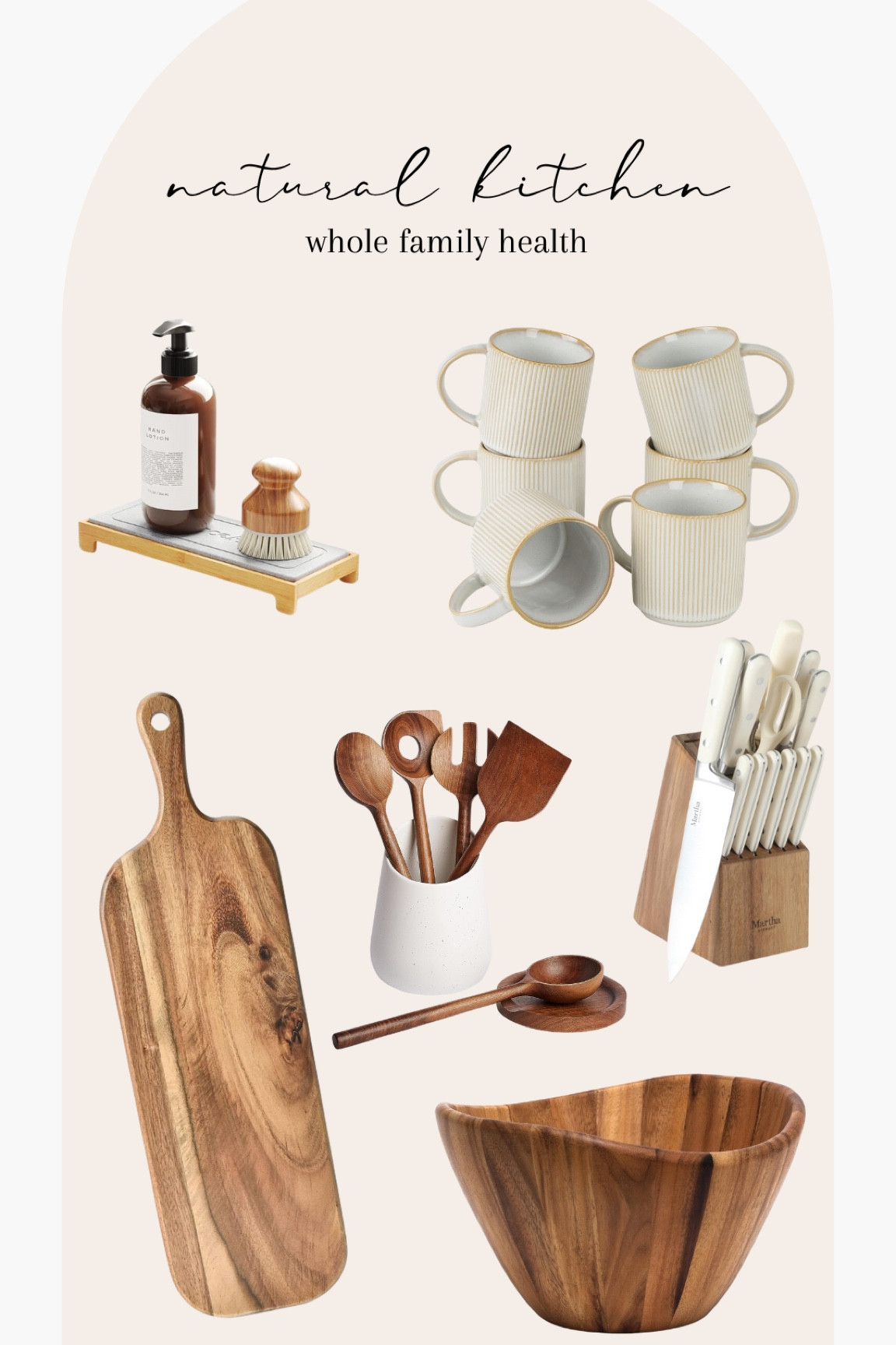 natural kitchen finds 🌻