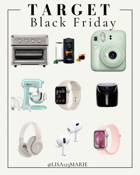 Target Black Friday deals. Gifts for hers gifts for him. Apple watched on sale. AirPods on sale. Kitchen aid mixer on sale. 

#LTKHoliday #LTKCyberWeek #LTKGiftGuide