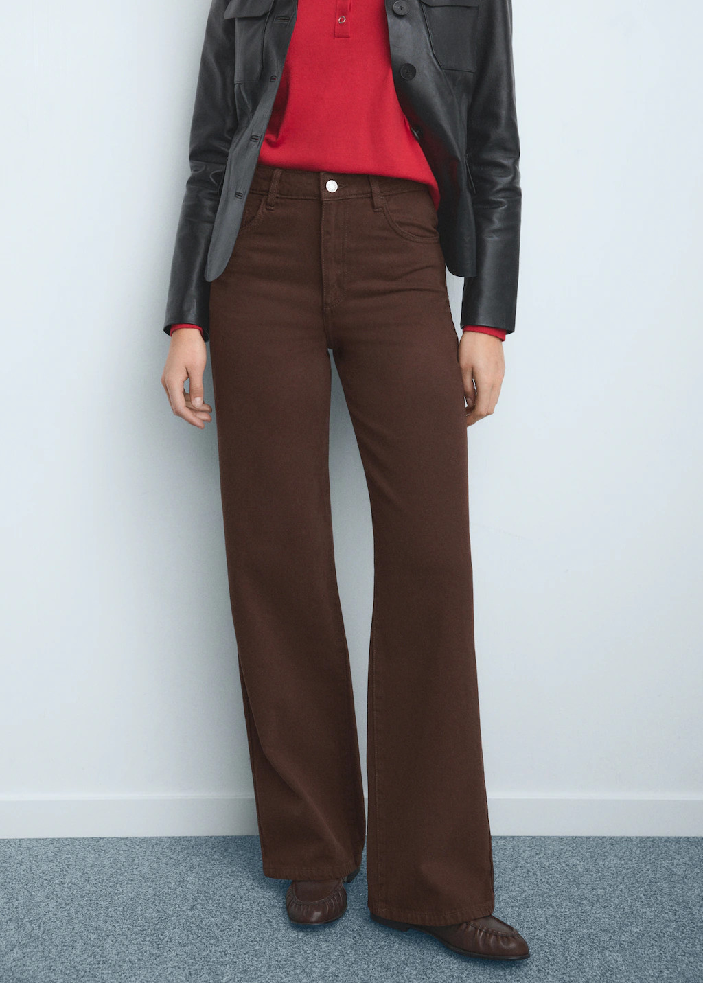 Danila High-Waist Wide-Leg Jeans | Mango EU