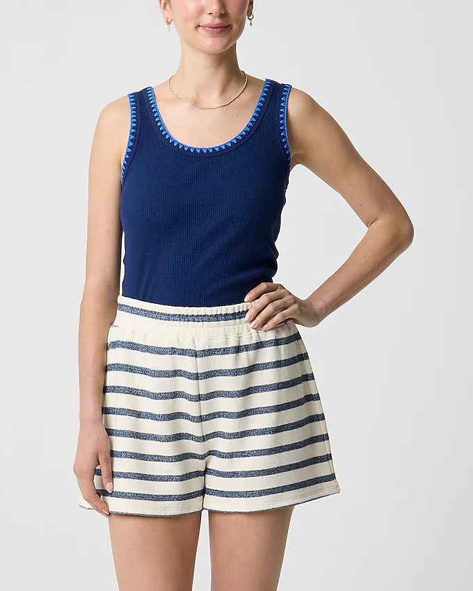 Striped terry short | J.Crew Factory