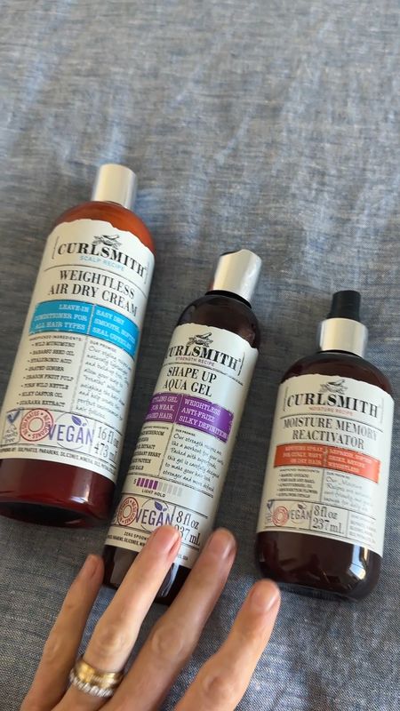 All the products I used on my curly hair this week.. #curlsmith #curlyhair #ulta 