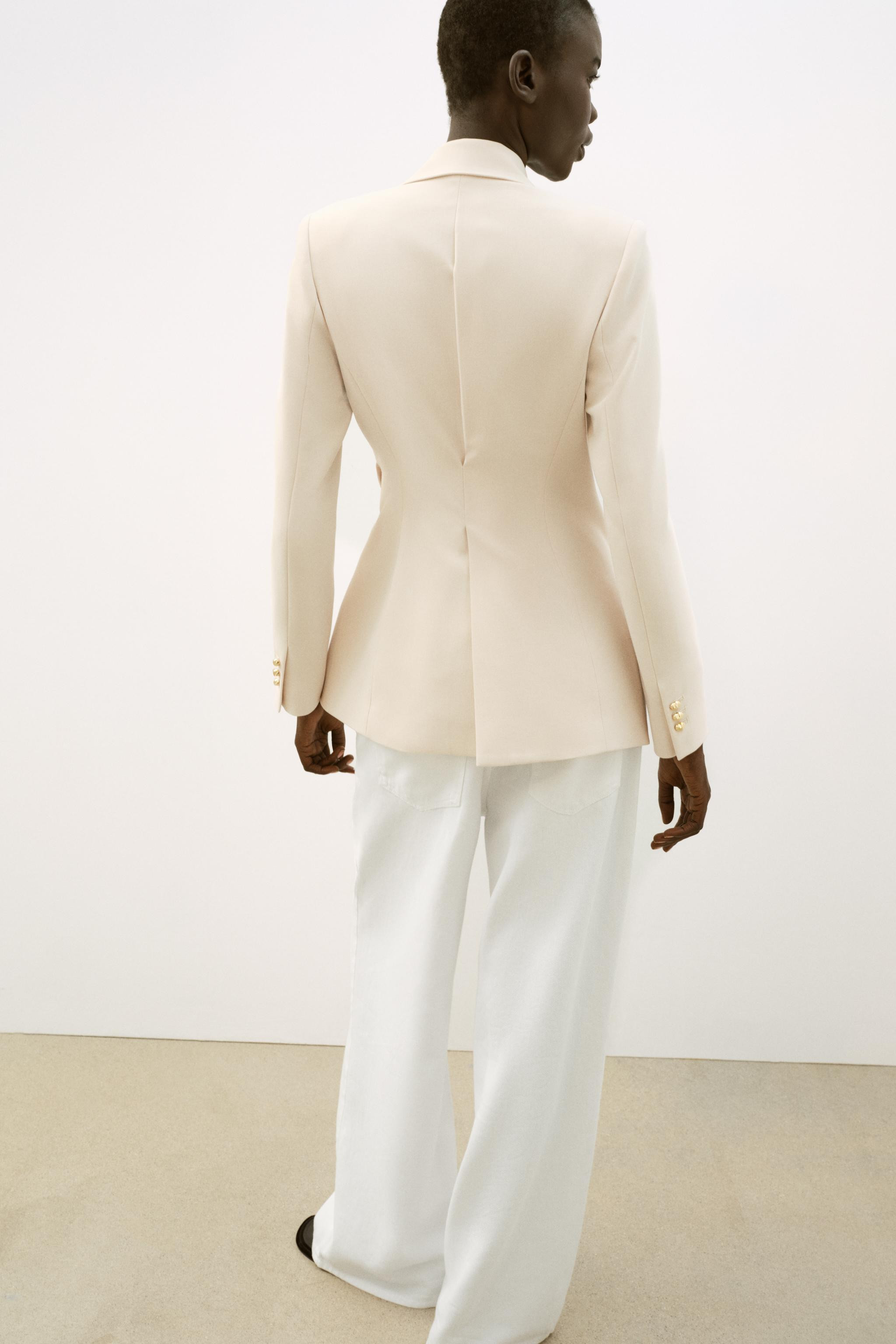 DOUBLE-BREASTED BLAZER WITH BUCKLE | Zara US