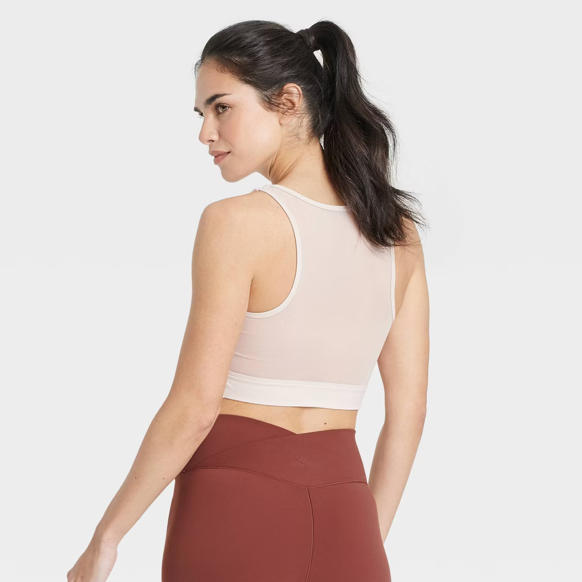 Women's Mesh Back Square Neck Bra - JoyLab™ | Target