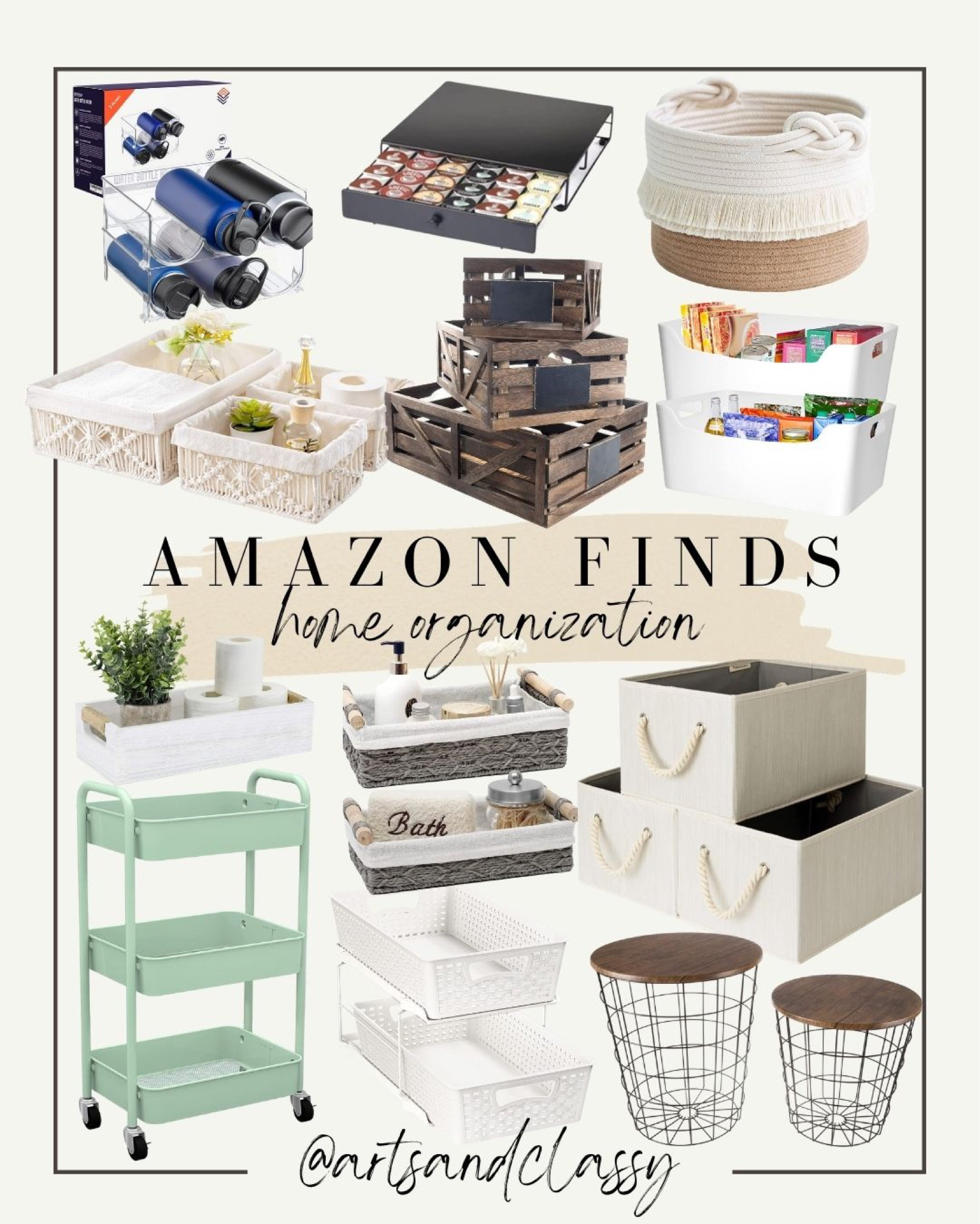Home Organization Amazon Finds on a budget 

#LTKunder100 #LTKFind #LTKhome