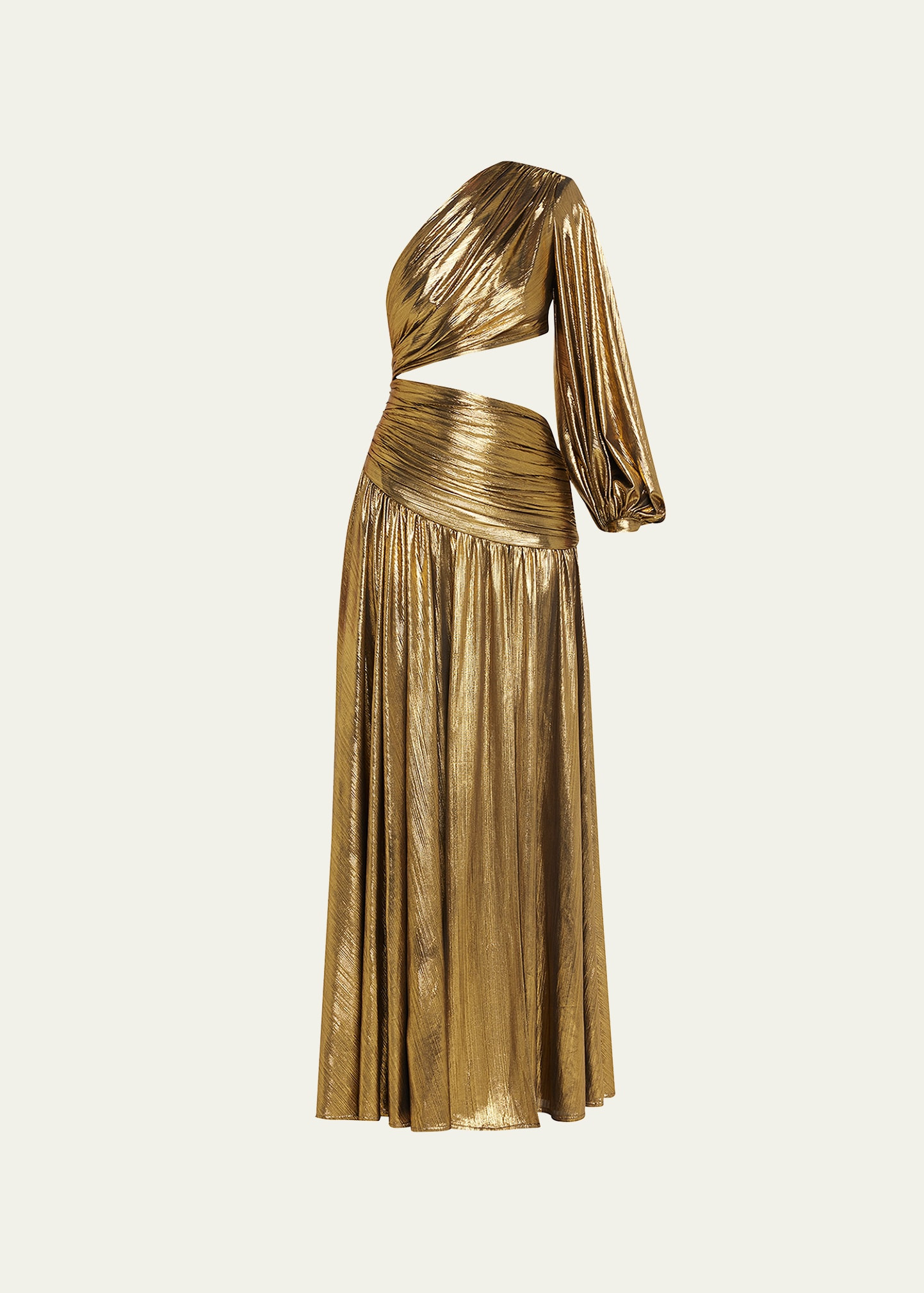 Bronx and Banco Jafari Ruched Cutout One-Shoulder Gown | Bergdorf Goodman