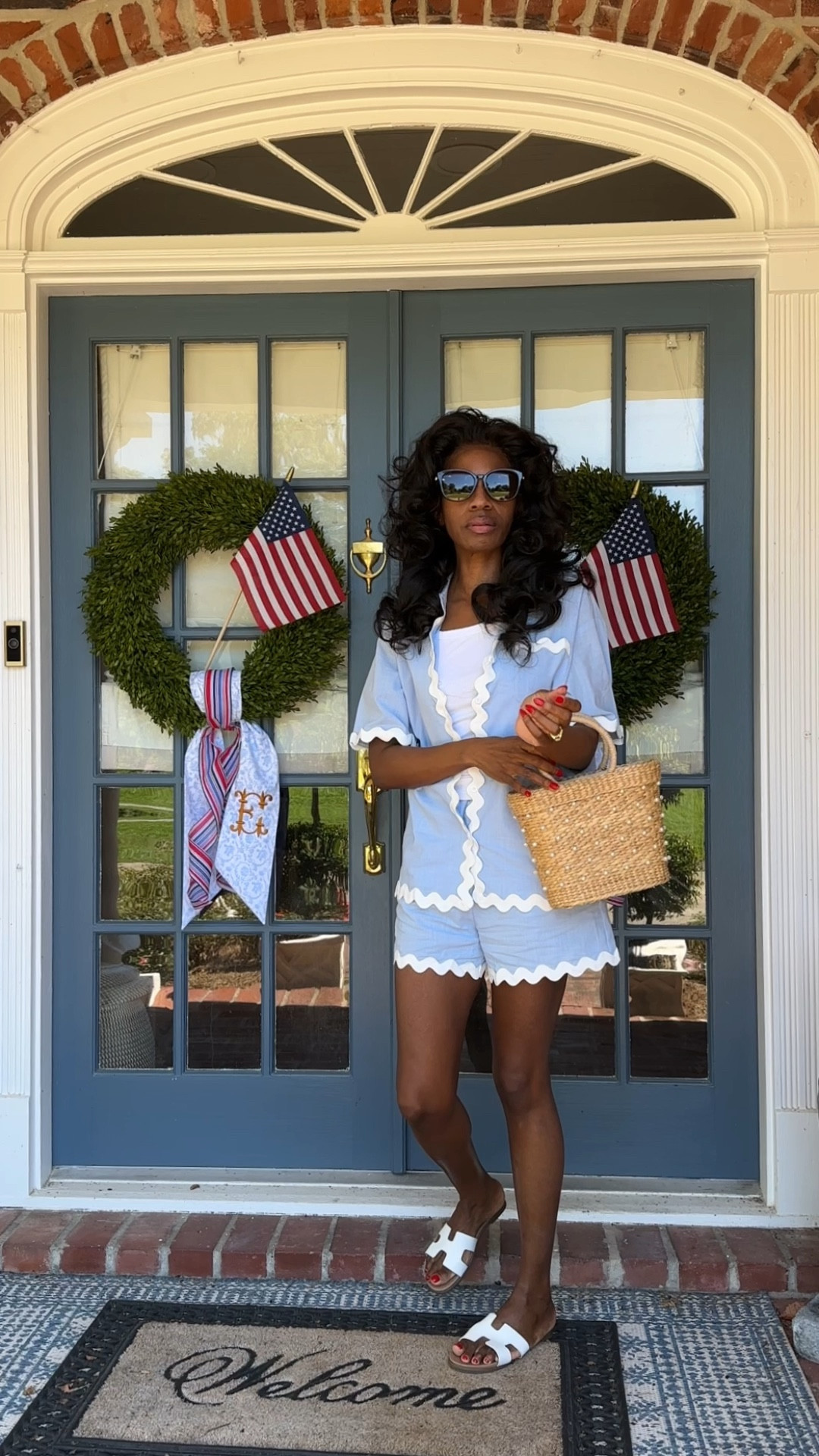 Summer outfit, matching set, scalloped outfit

SHOP WREATH AND WREATH SASH @ www.mrsevansplace.com

#LTKSummerSales #LTKOver40 #LTKVideo