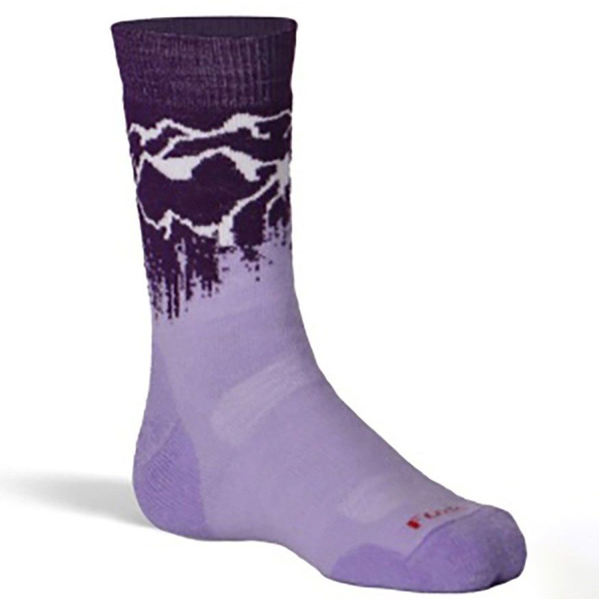 Fox River Scramble Medium Weight Crew Hiking Socks Purple S | REI