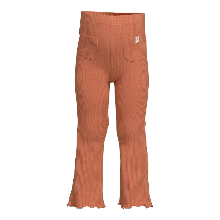 easy-peasy Toddler Girl Ribbed Flare Legging, Sizes 12 Months-5T | Walmart (US)