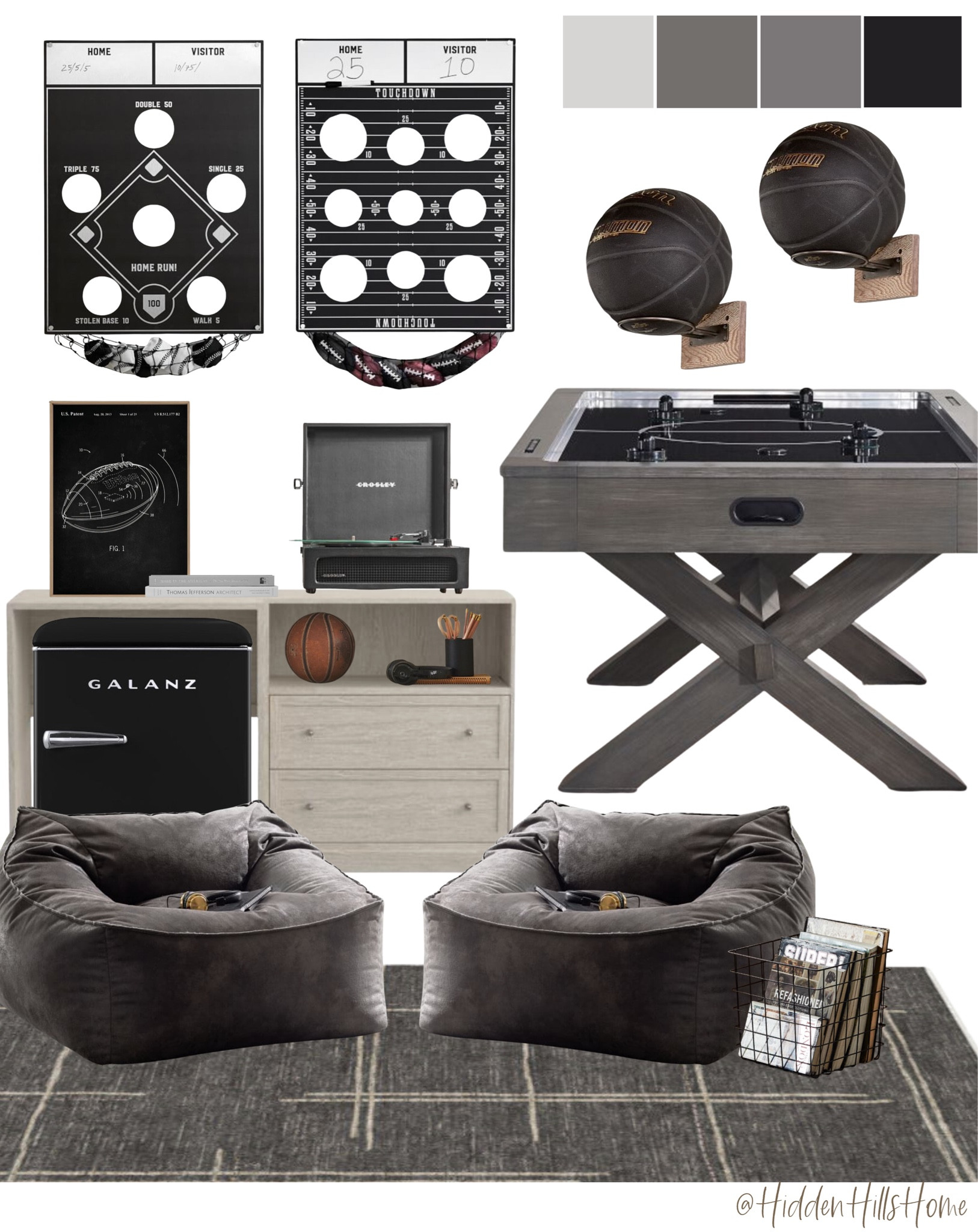 Teen boys hangout room, boys playroom, man cave area, game room decor ideas, boys game room, masculine game room 

#LTKhome #LTKmens #LTKsalealert