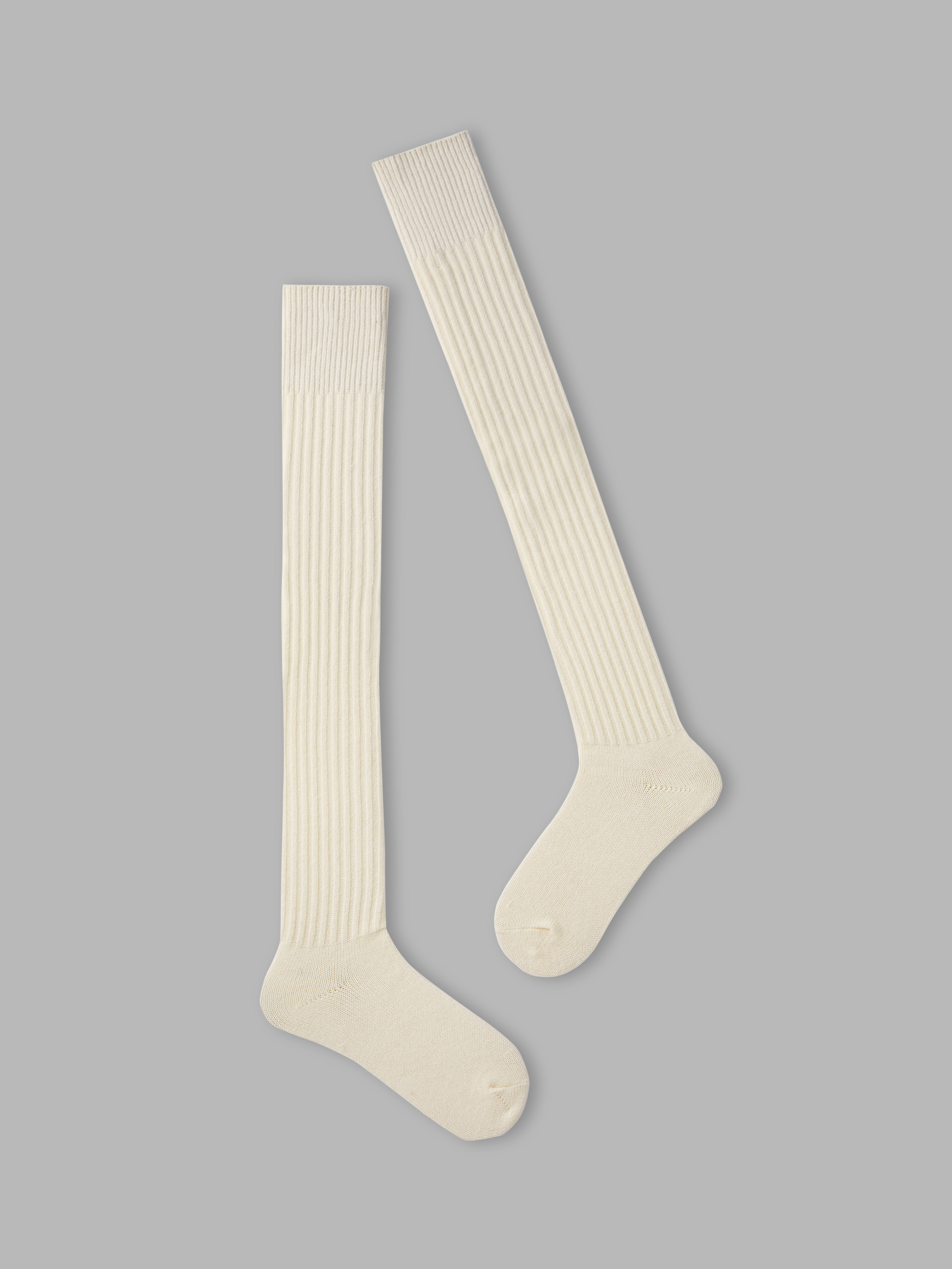 Countryside Core Cotton SOLID OVER THE KNEE SOCKS For School Daily Casual Date Coffee Shop Work | Cider