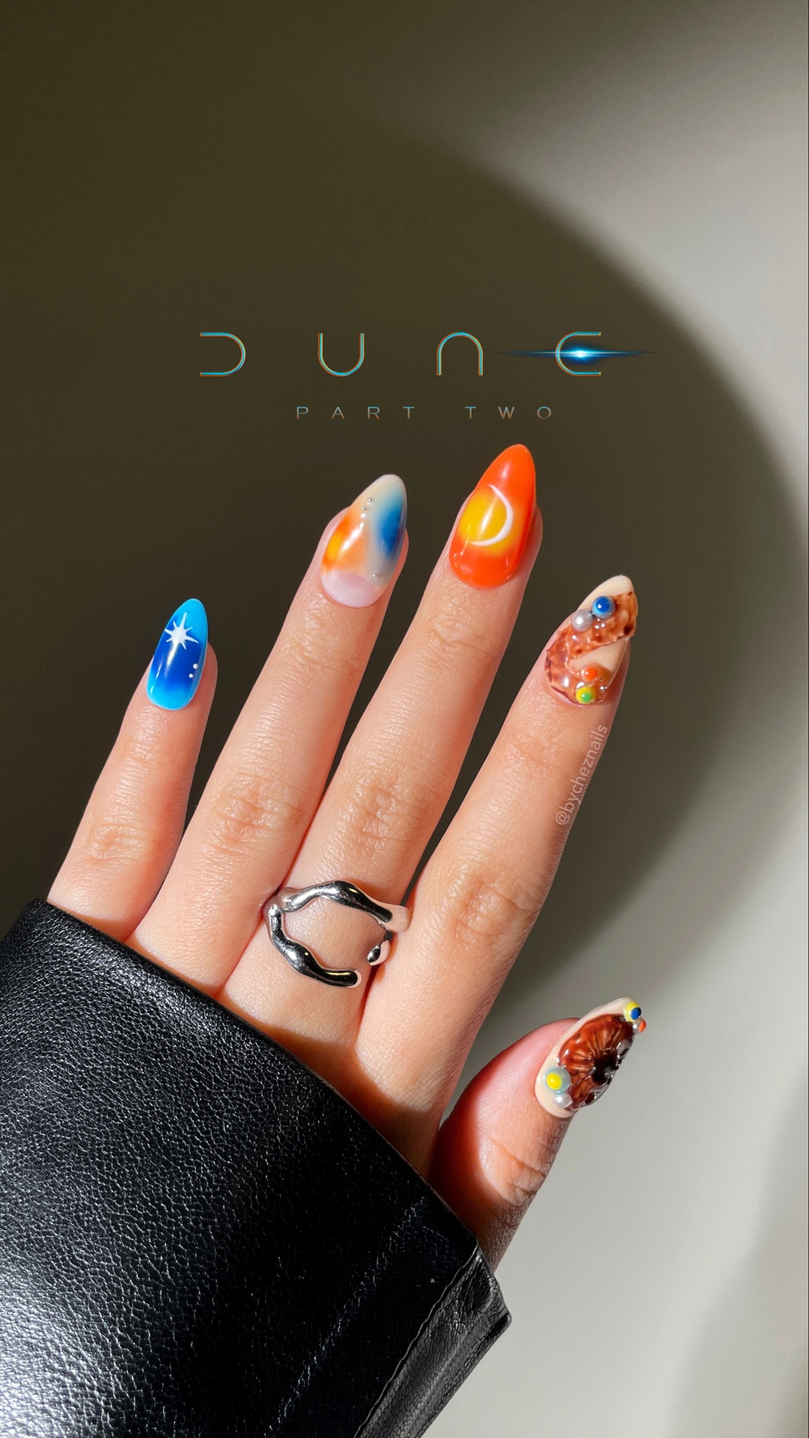 Dune 2 movie inspired nail art! I loved seeing it in IMAX, so good 🤩

#LTKFestival #LTKbeauty