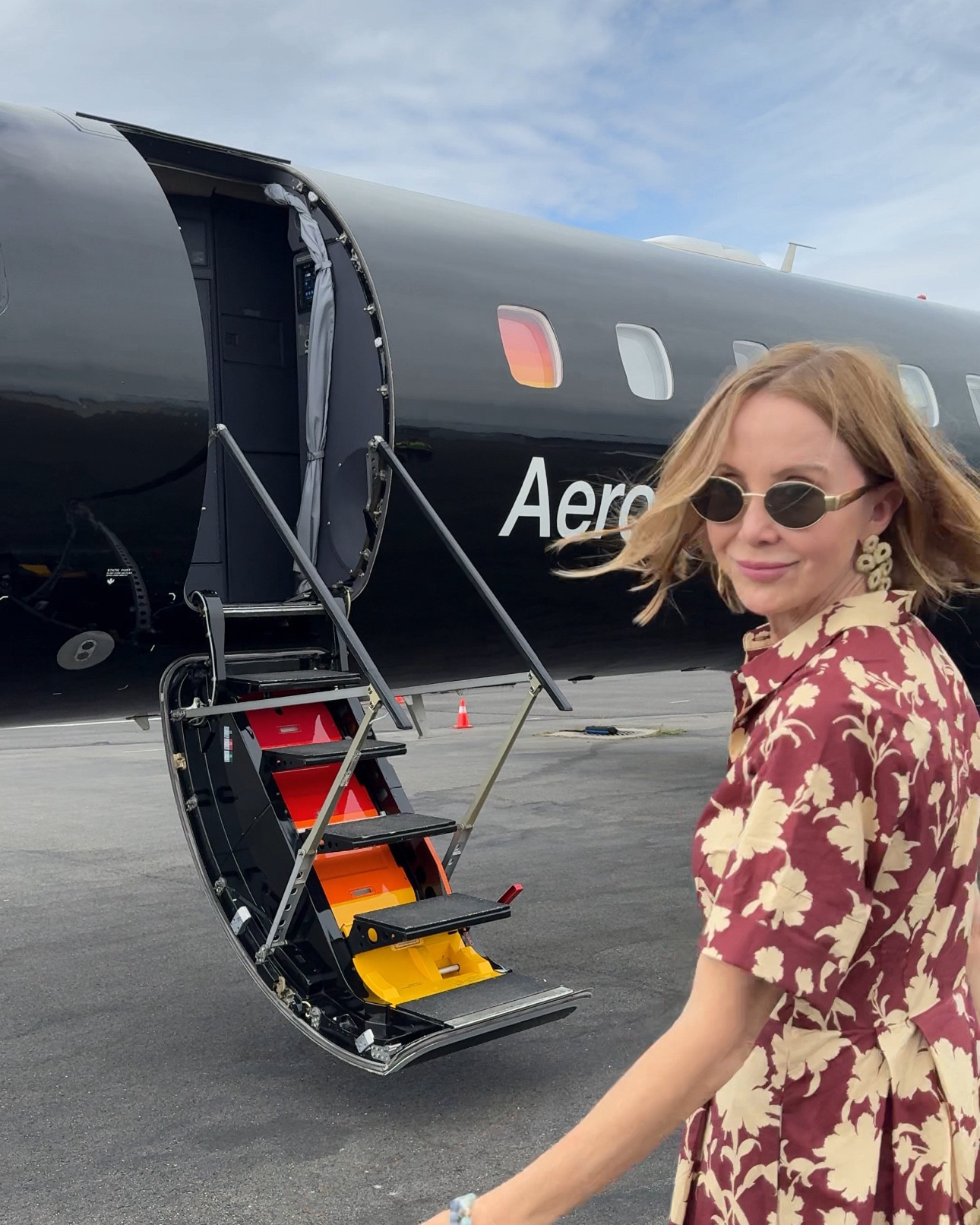 What one wears when there being flown on a jet to a private dinner in the wine country 🍷✈️ also added some of the other fun pieces in this print 

#LTKOver40 #LTKStyleTip #LTKTravel