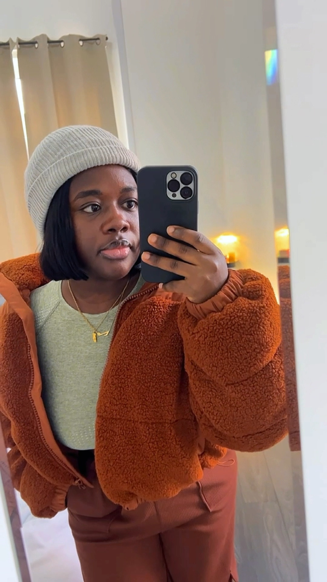 Boohoo teddy jacket and cargo pants 

#LTKfindsunder100 #LTKmidsize