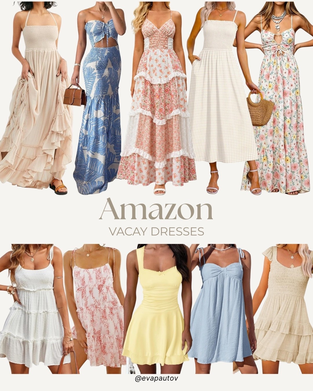 Vacation mode starts with the perfect dress ☀️ These Amazon vacation dresses are lightweight, flattering, and so easy to pack, making them perfect for everything from beach days to sunset dinners ✨

#LTKSaleAlert #LTKgrwm #LTKootd