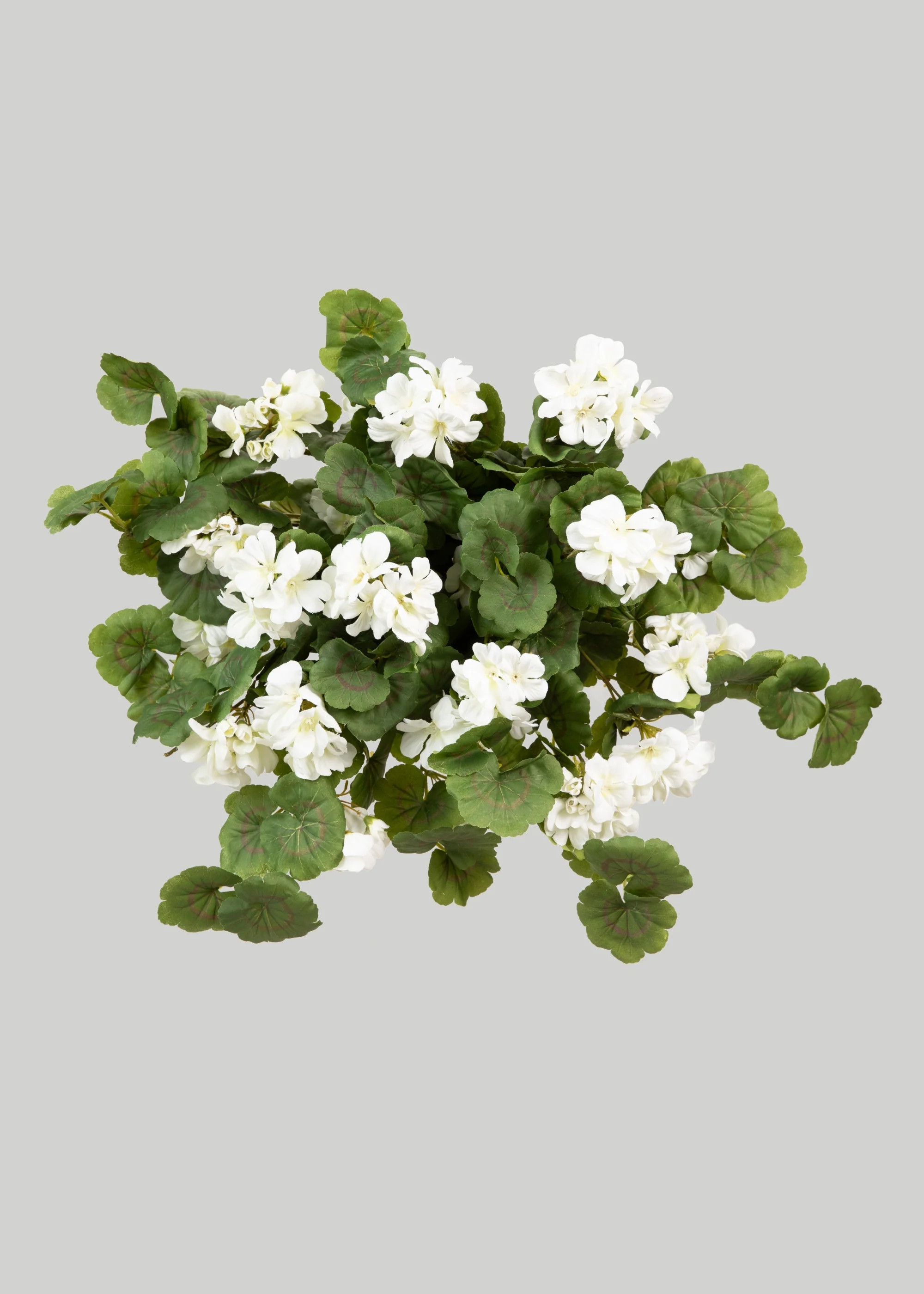 UV Treated White Geranium Bush | Artificial Outdoor Flowers | Afloral | Afloral