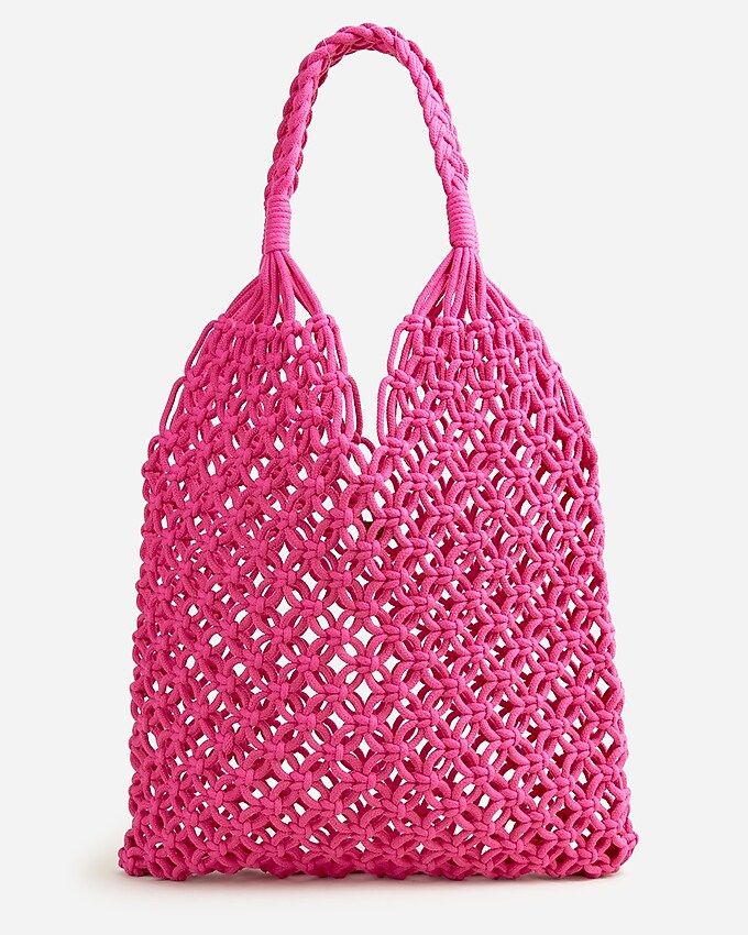 Cadiz hand-knotted rope tote | J.Crew US