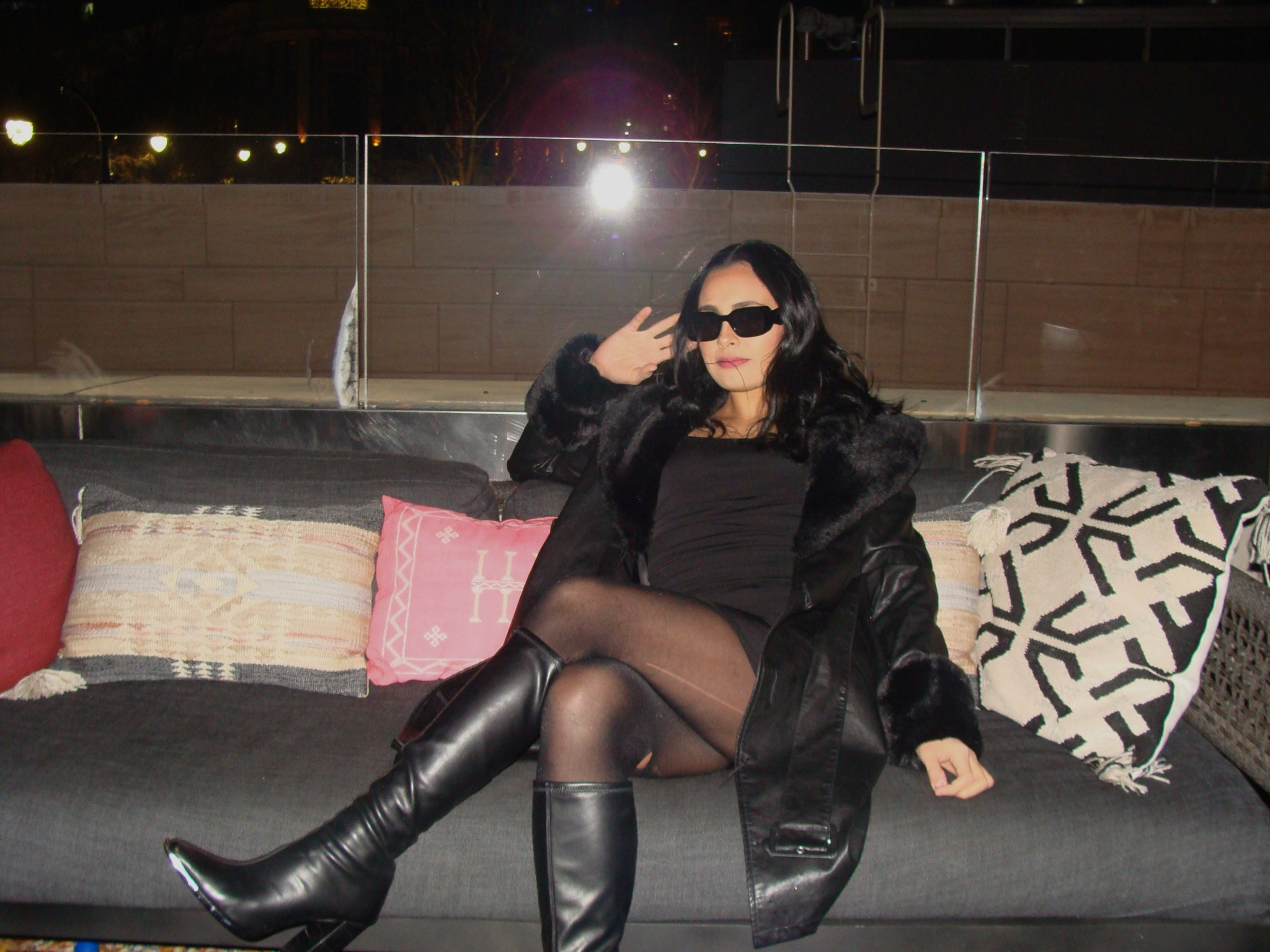 Mob wife aesthetic in lioness leather jacket, tiger mist dress,  and Steve Madden boots 

#LTKU #LTKSeasonal #LTKparties