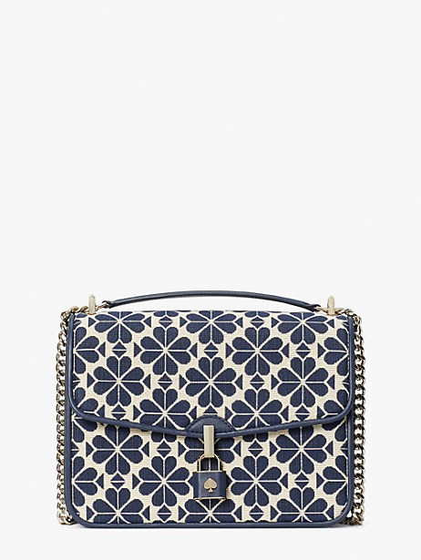 spade flower jacquard locket large flap shoulder bag | Kate Spade (US)