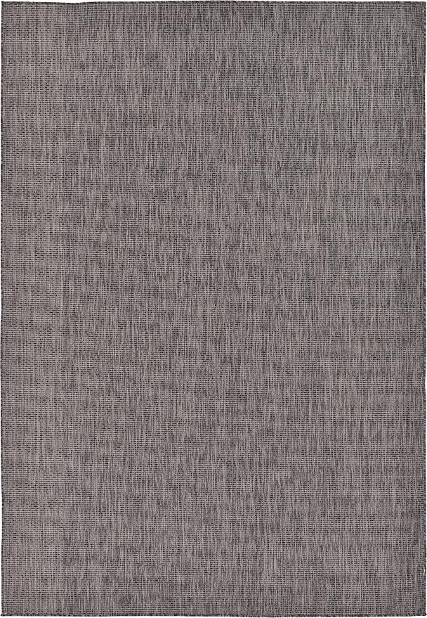 Unique Loom Collection Casual Transitional Solid Heathered Indoor/Outdoor Flatweave Area Rug (7' ... | Amazon (US)