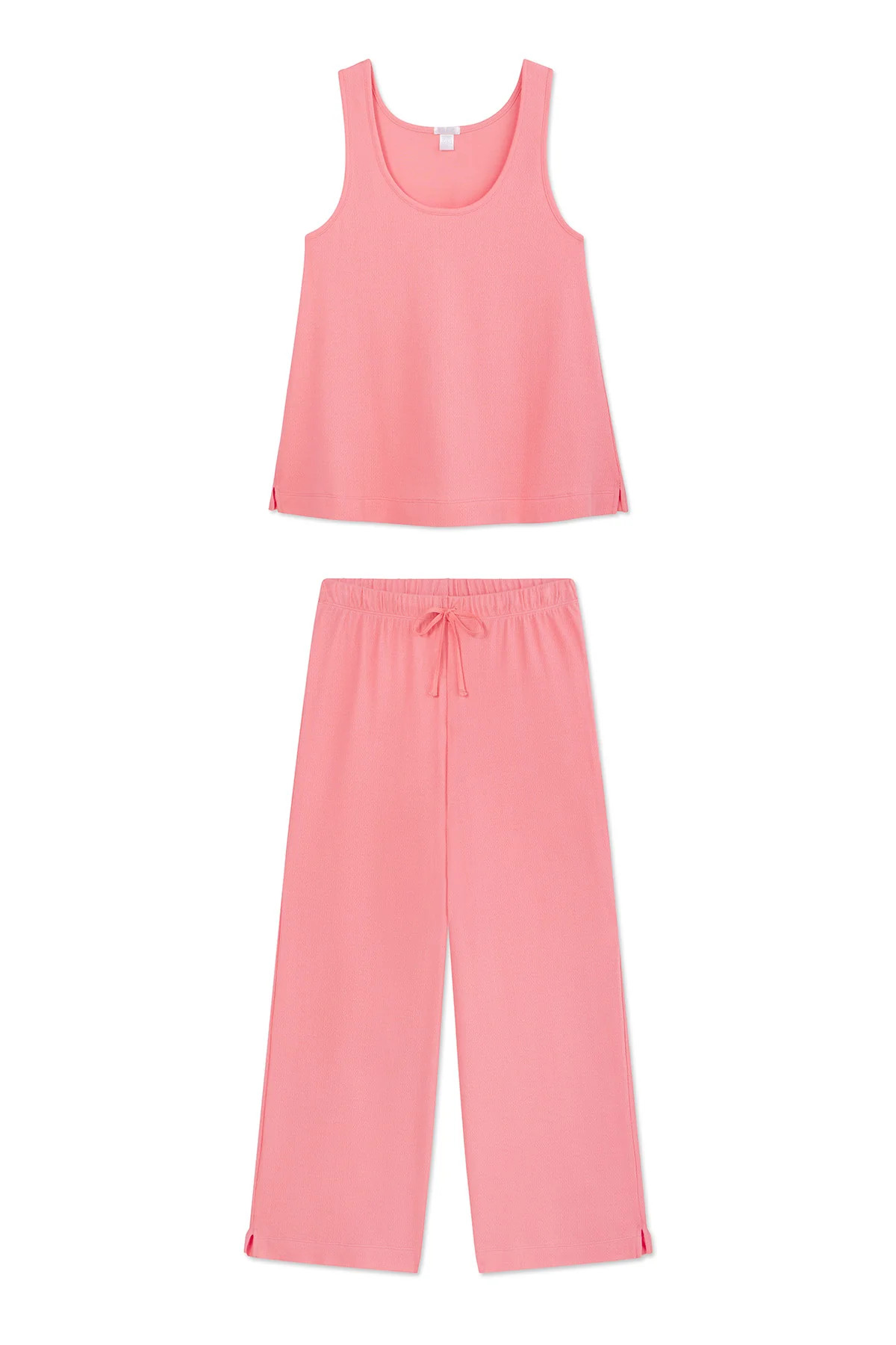Pointelle Pajama Pants Set in Dusty Coral | Lake Pajamas