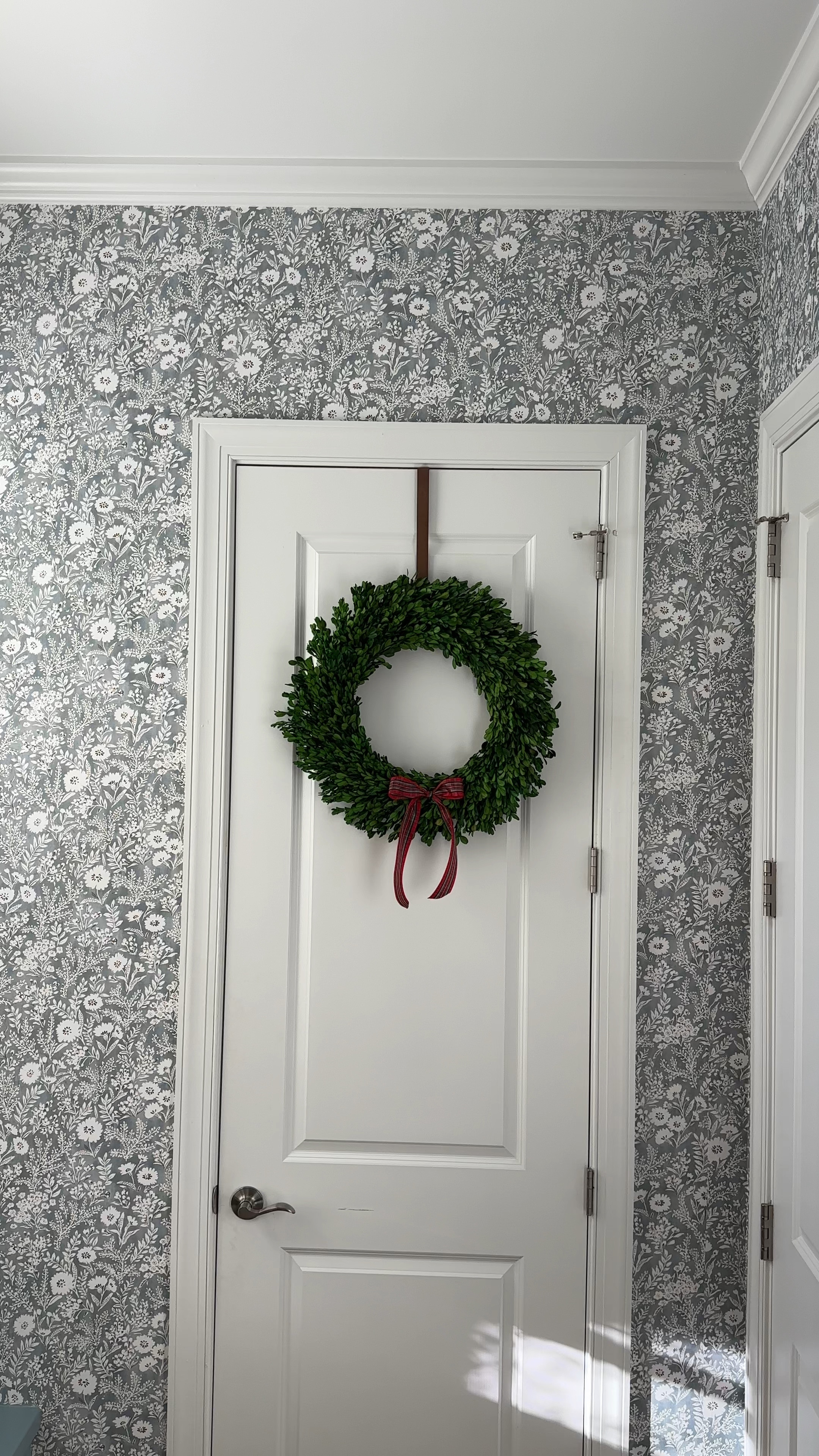 The wallpaper in this mudroom truly is so charming! This is the shade, “blue"

#LTKHome #LTKStyleTip