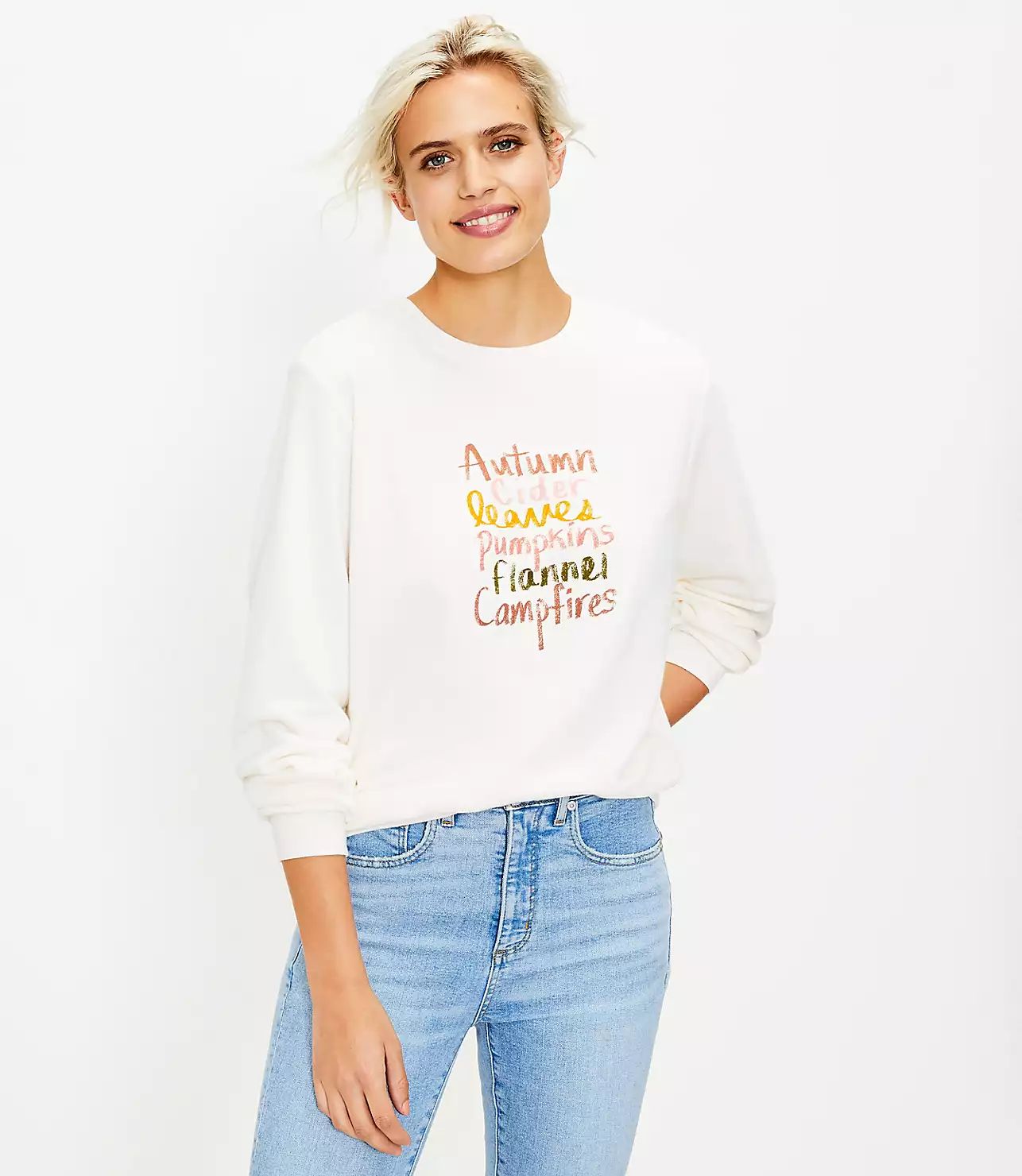 Fall Sweatshirt | LOFT