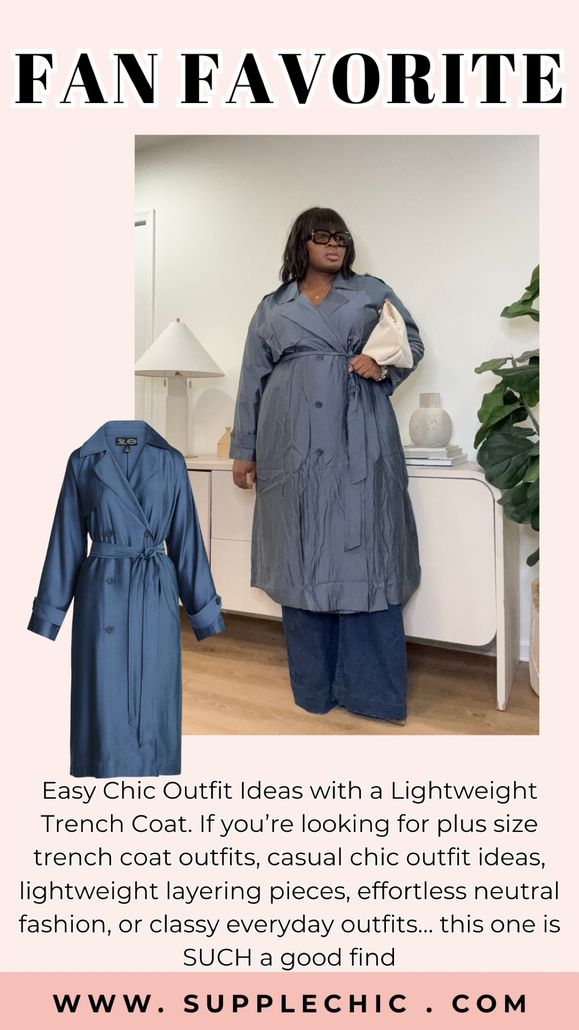 Easy Chic Outfit Ideas with a Lightweight Trench Coat. If you’re looking for plus size trench coat outfits, casual chic outfit ideas, lightweight layering pieces, effortless neutral fashion, or classy everyday outfits… this one is SUCH a good find #TrenchCoatStyle #CasualChic #PlusSizeFashion #EverydayStyle #NeutralOutfits #SpringStyle #MinimalStyle #LTKStyle #AffordableFashion #LayeringPieces #LTKSeasonal #LTKootd

#LTKootd #LTKSeasonal #LTKMidsize