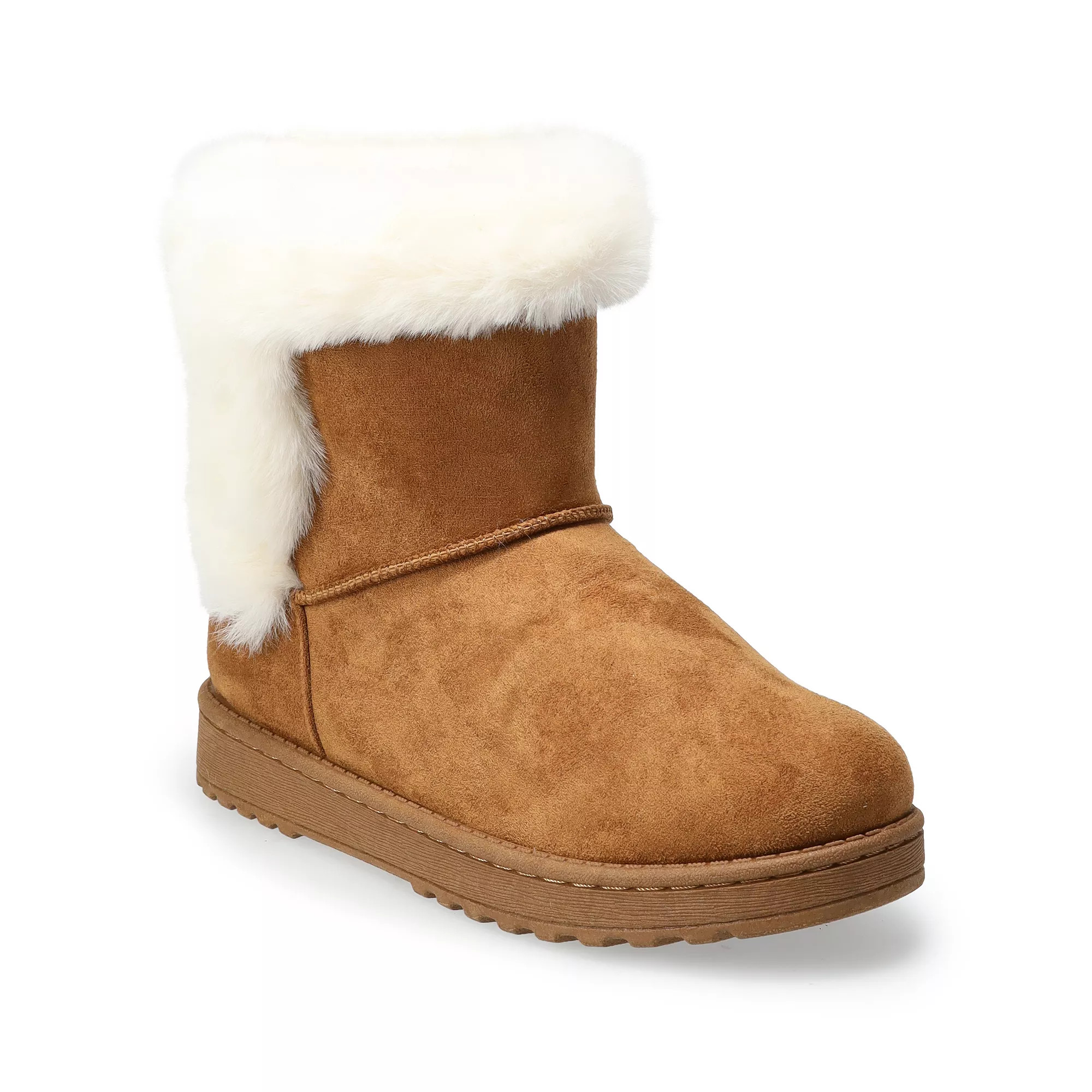 SO® Paulina Women's Faux-Fur Winter Boots | Kohl's