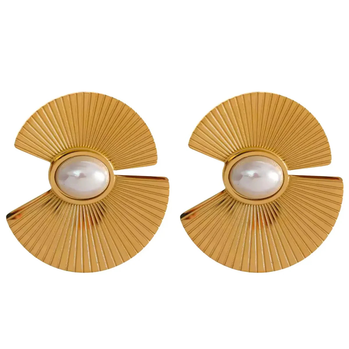 Rita Statement Pearl Earrings - Ahava J | Ahava Jewels