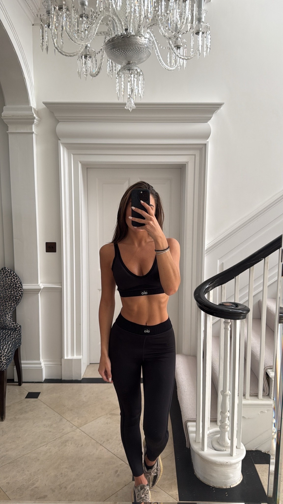 alo gym set, gymwear, Pilates outfit, sporty chic, sports bra, gym leggings

#LTKfitnessgoals