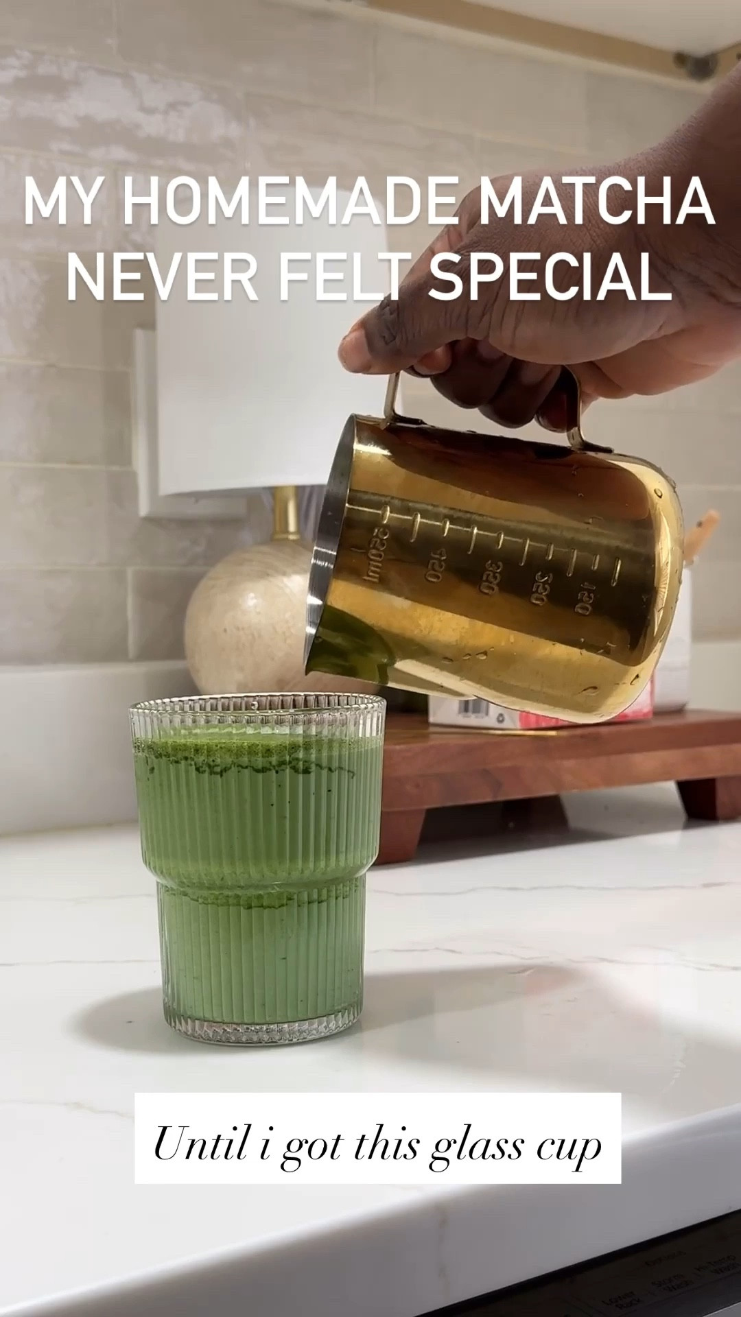 My iced matcha latte routine feels so much better with this glass can cup and glass straw. It’s the perfect size for matcha, iced coffee, or cold brew while making every drink look café-worthy. #matchalatte #matchalover #glasscup #homecoffee #drinkwarefinds #kitchenfavorites #coffeebarideas #ltkhome #drinkstyle #coffeevibes

#LTKfoodie #LTKHome #LTKmomlife