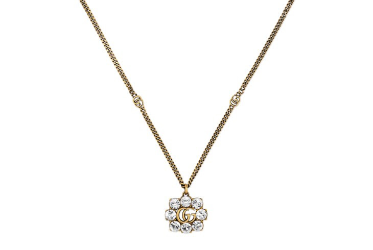 Gucci Crystal Double G necklace | Gucci (US)