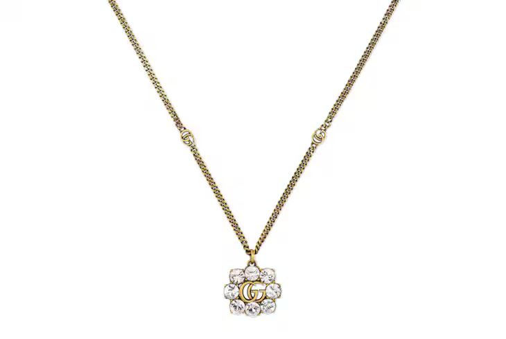 Gucci Crystal Double G necklace | Gucci (US)