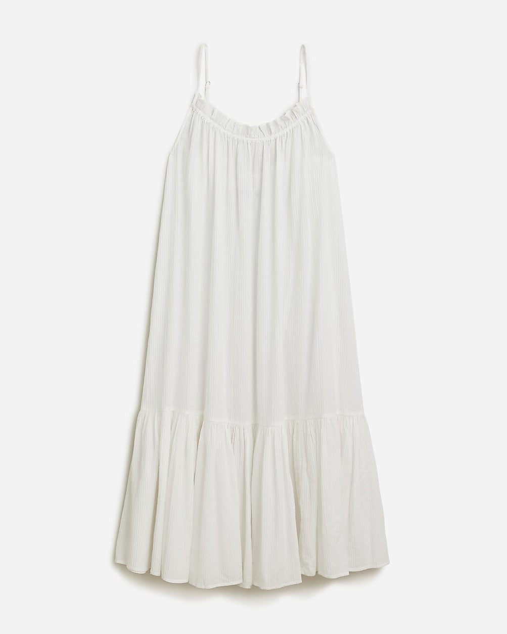 Ruffle beach dress in airy gauze | J. Crew US
