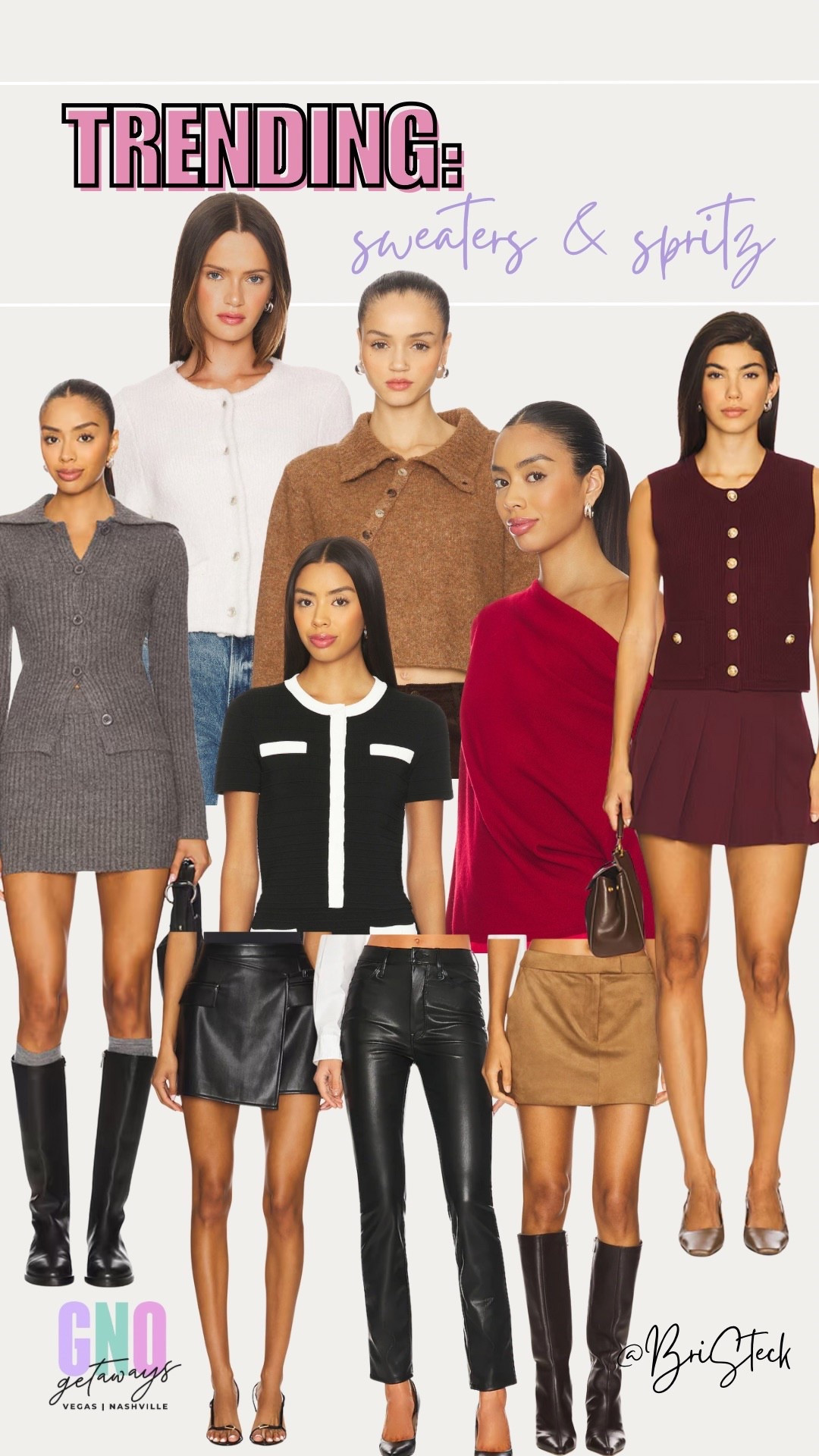 I saw the cutest #TikTok the other day with fun #fall #birthday themes! If you know me - you know there’s nothing I love more than a theme for a night out with the girls. I thought sweaters & spritz was so cute so I had to put together a board of what I would wear for it! I found all of these pieces at #revolve and think they would be perfect for your next #girlsnight 

#fall #fallvibes #fallwardrobe #lasvegas #vegas #girlsnight #girlsnightout #nightout #birthday #cardigan #twopieceset #sweaterdrwss #leatherskirt #suede #cashmere 

#LTKTravel #LTKStyleTip #LTKParties