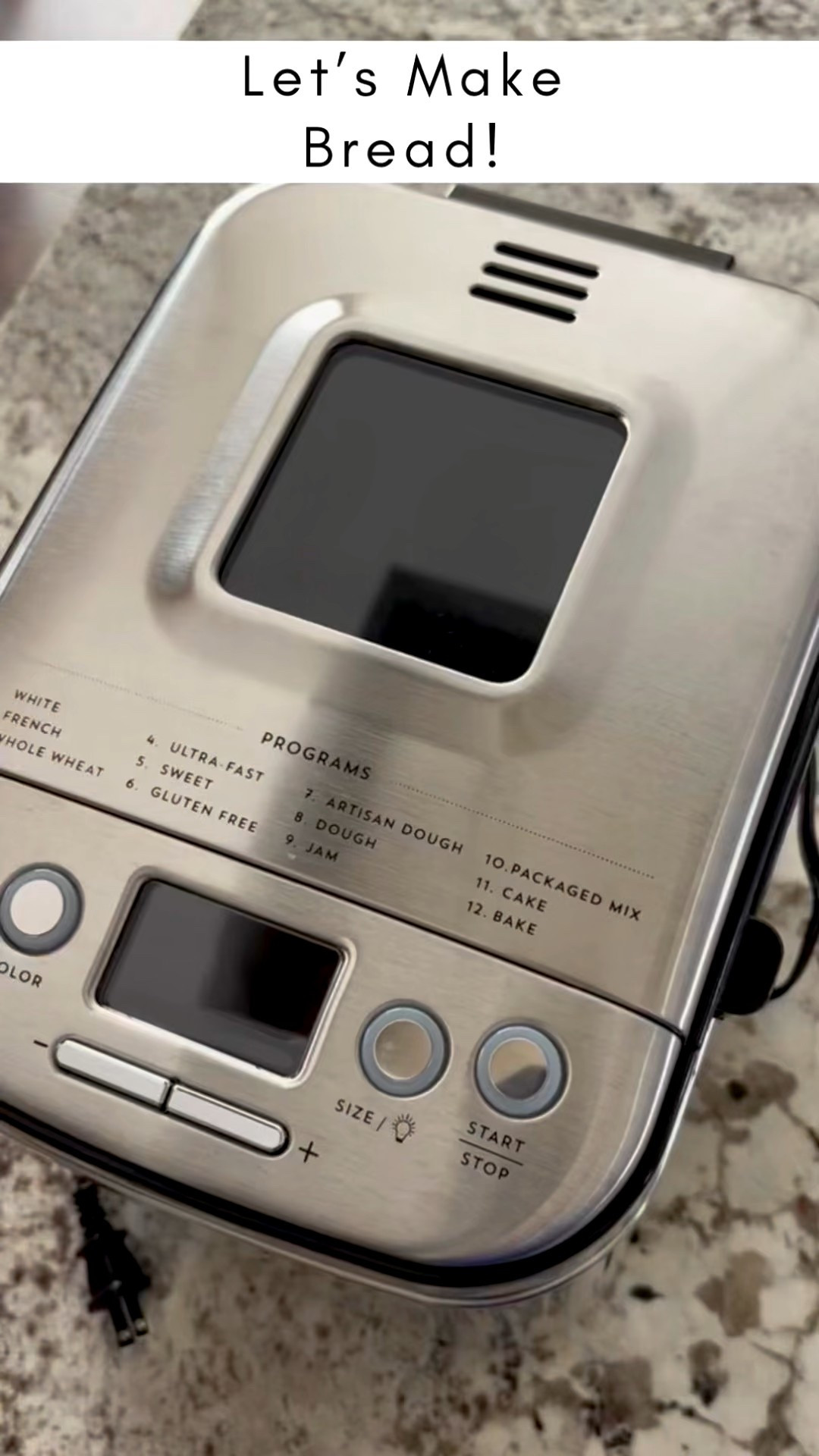 Fresh homemade bread is the best and knowing the ingredients makes it even better! This bread machine was the perfect Christmas gift and I’m having a blast making bread! It makes it SO easy and all I have to do is add the ingredients and hit start! #breadmaking #breadbaking #easybread #breadmachine #breadrecipes

#LTKfoodie #LTKmomlife #LTKHome