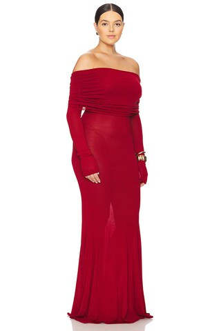 Marren Maxi Knit Dress in Red | Revolve Clothing (Global)