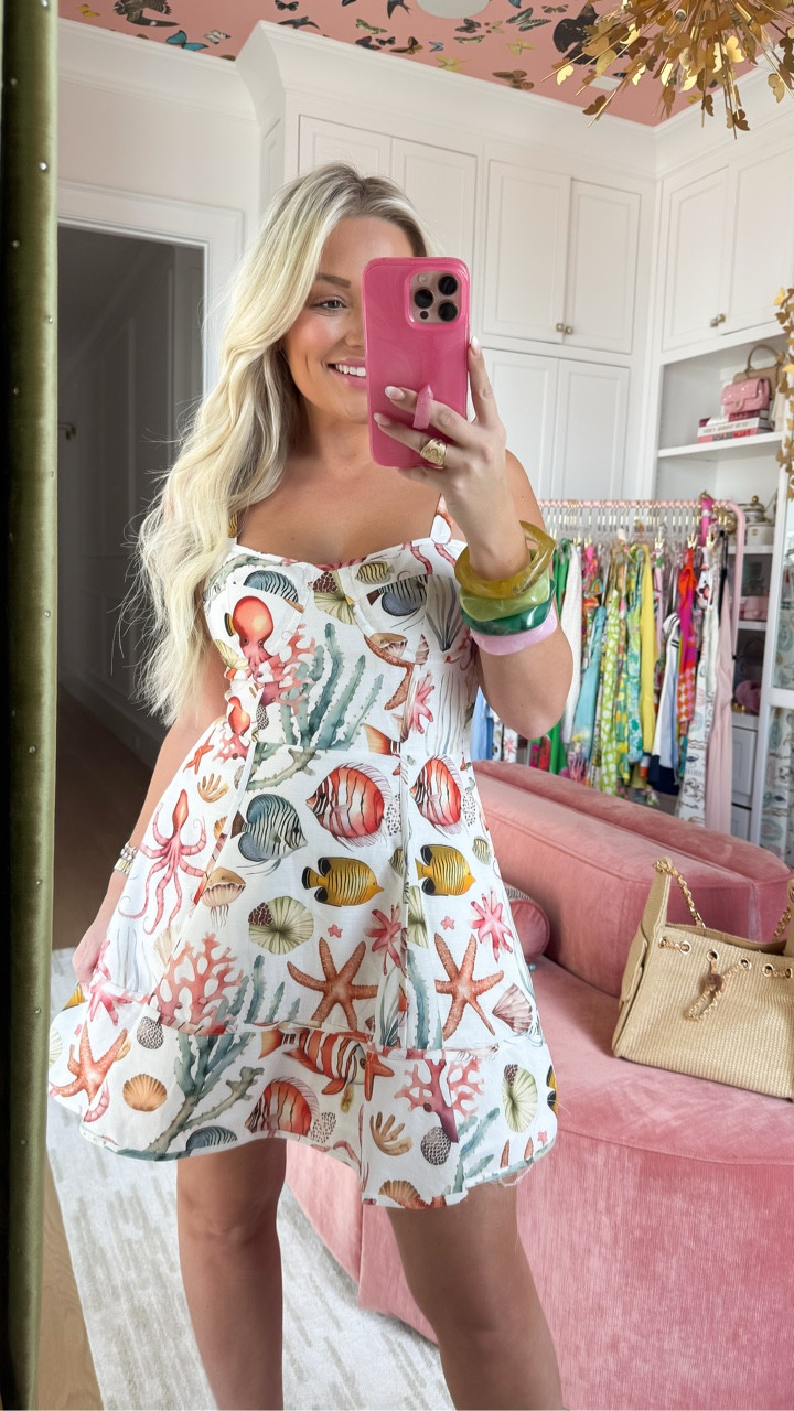 Fish printed mini dress

#LTKgrwm #LTKootd