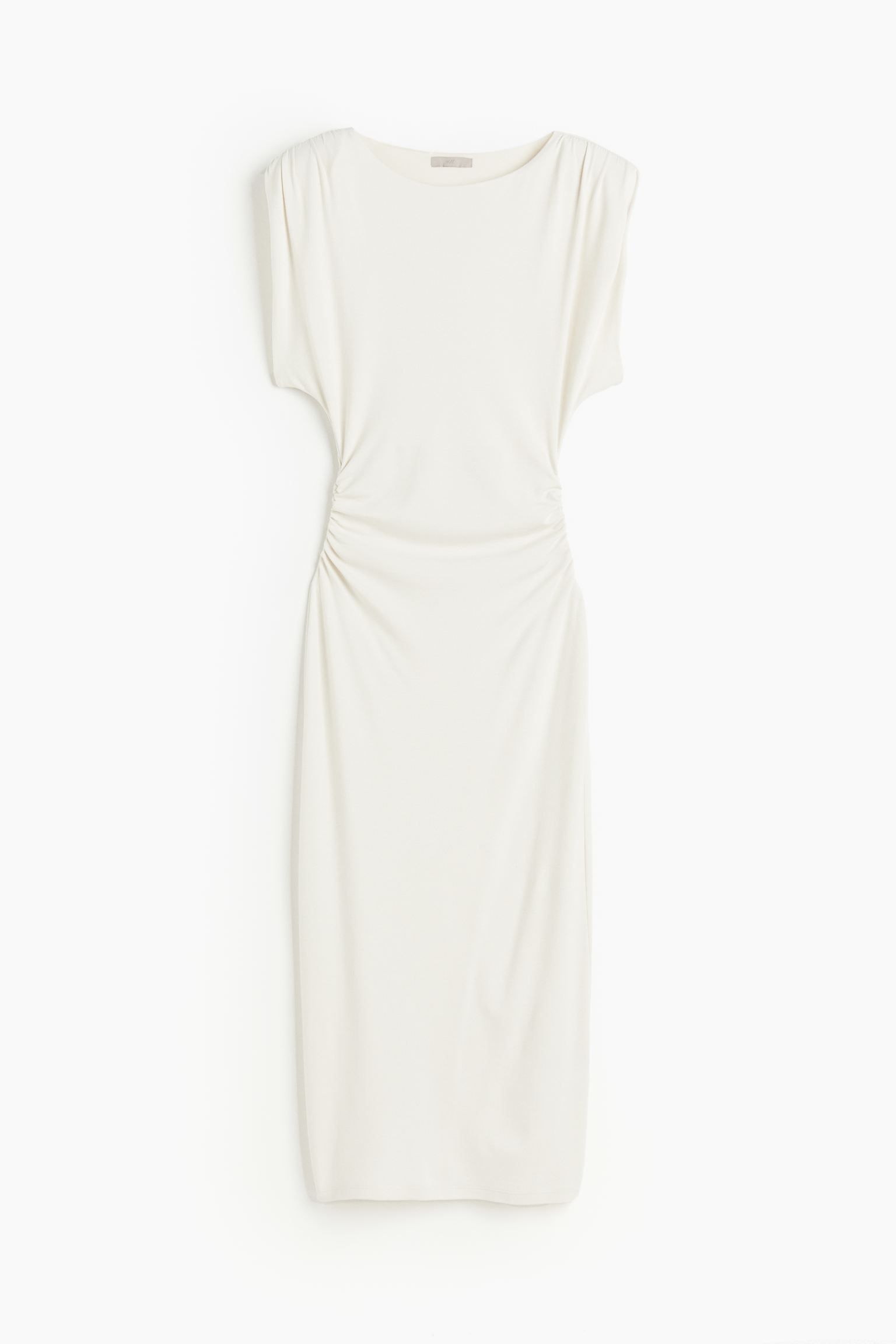 Shoulder-pad dress - Black - Ladies | H&M GB | H&M (UK, MY, IN, SG, PH, TW, HK)
