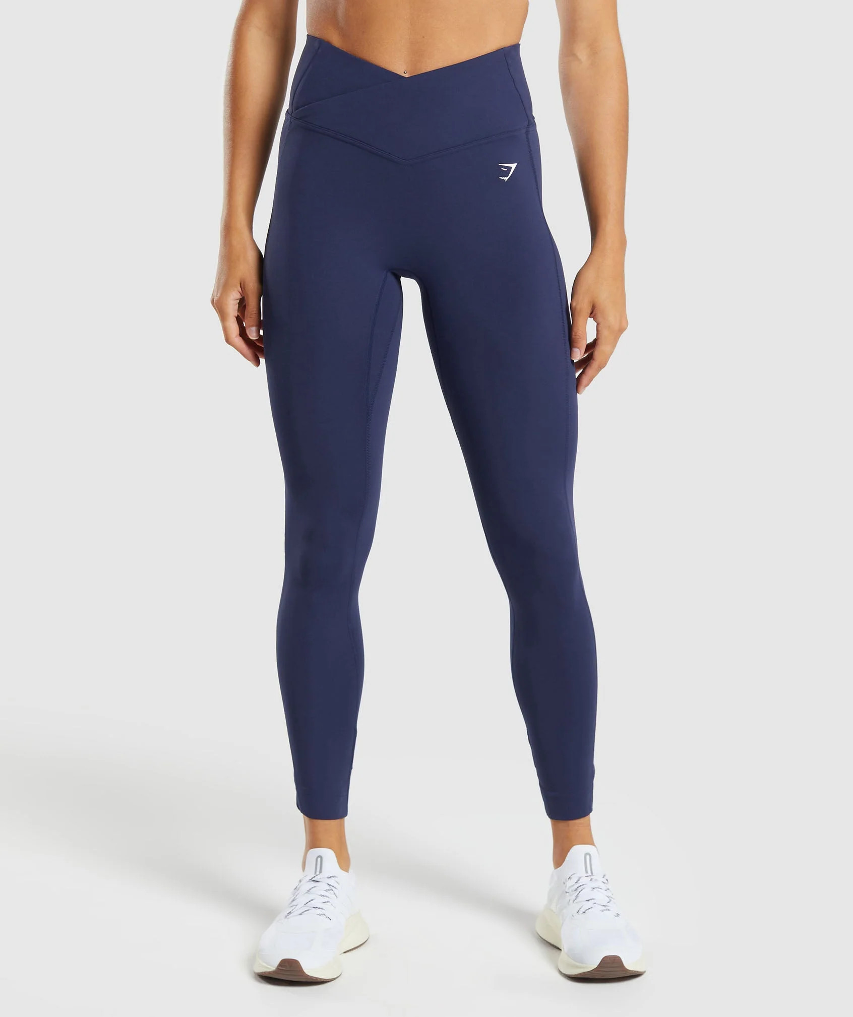 Gymshark Crossover Leggings - Deep Blue | Gymshark US