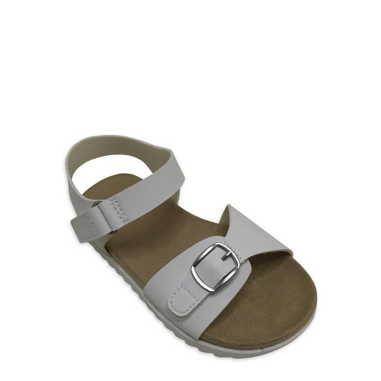 Wonder Nation Toddler Girls Buckle Sandal, Sizes 7-12 - Walmart.com | Walmart (US)