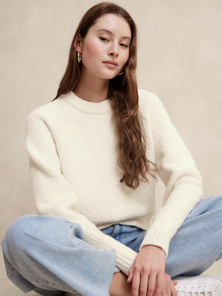 Boucle Pullover Sweater | Banana Republic Factory