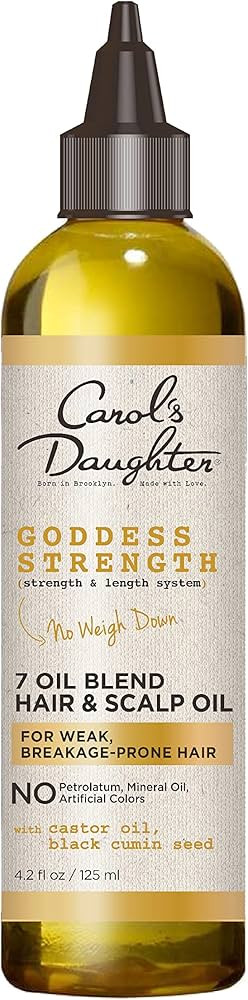 Carol's Daughter Goddess Strength 7 Oil Blend Scalp and Hair Oil for Wavy, Coily and Curly Hair, ... | Amazon (US)