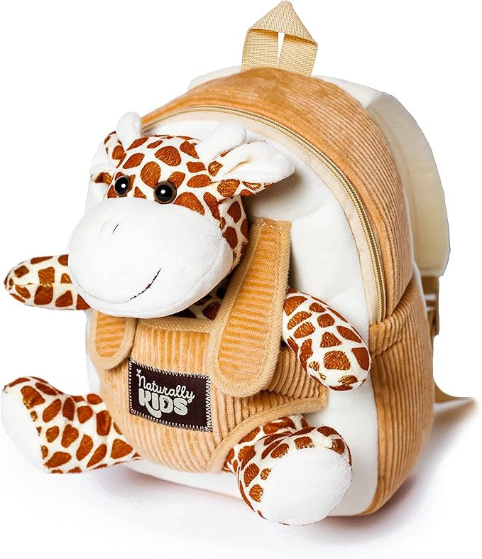 Naturally KIDS Giraffe Backpack, Giraffe Toy for Toddler, Giraffe Stuffed Animal, Giraffe Gifts | Amazon (US)